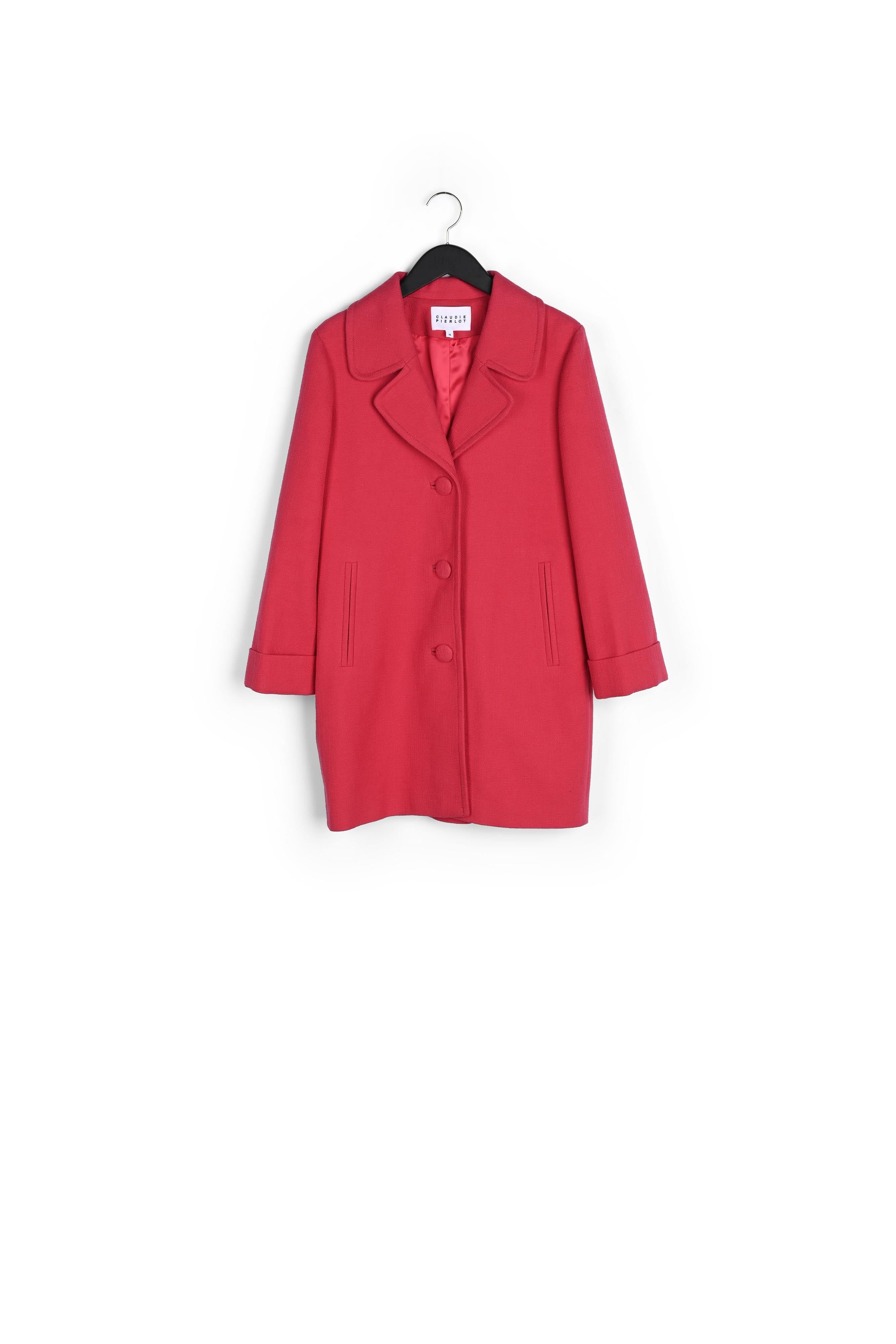 Claudie pierlot manteau fashion rouge