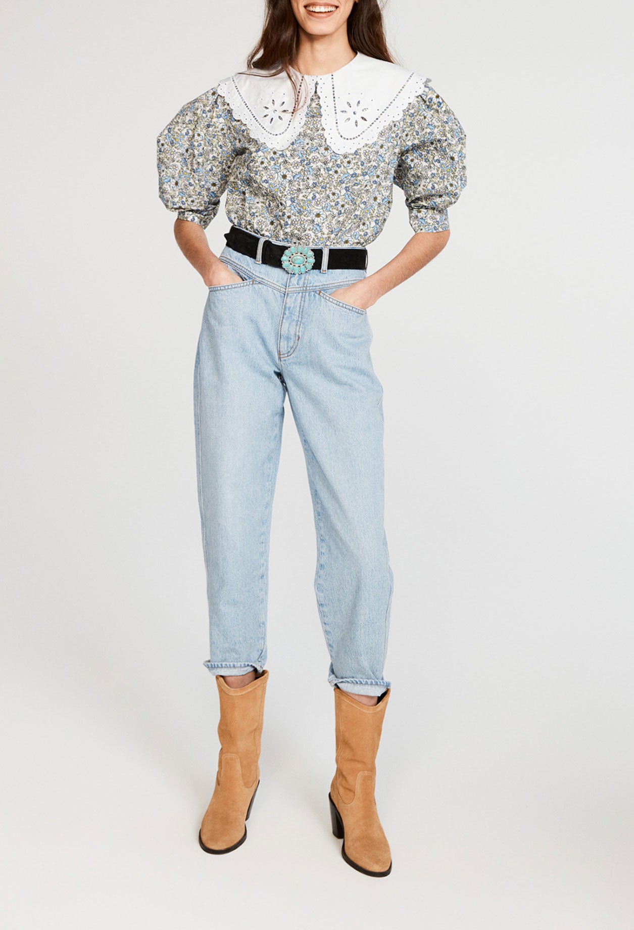 Jean boyfriend Faume - seconde main