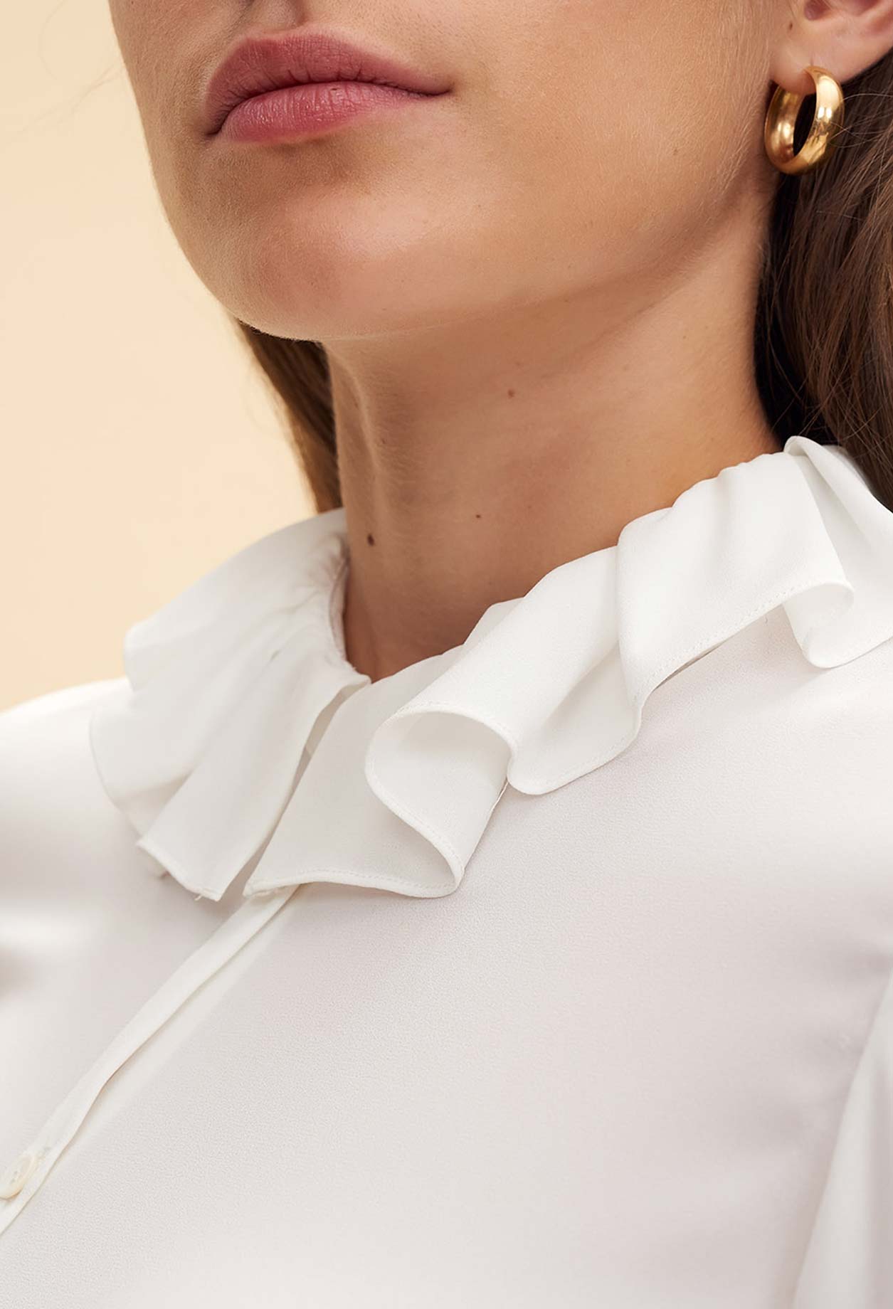 Chemise écru fluide Faume - seconde main