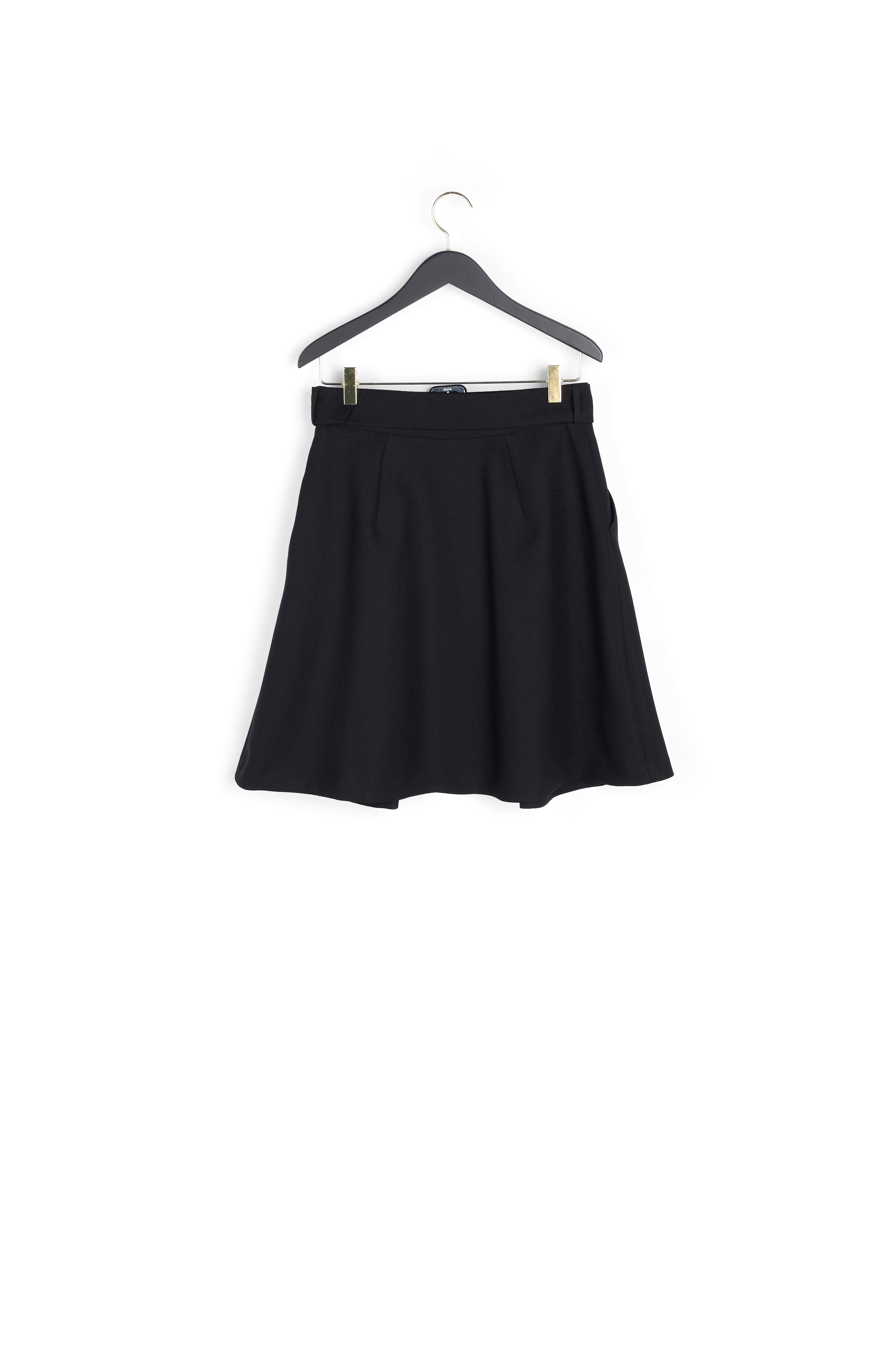 Jup noir avc ceinture Faume - seconde main