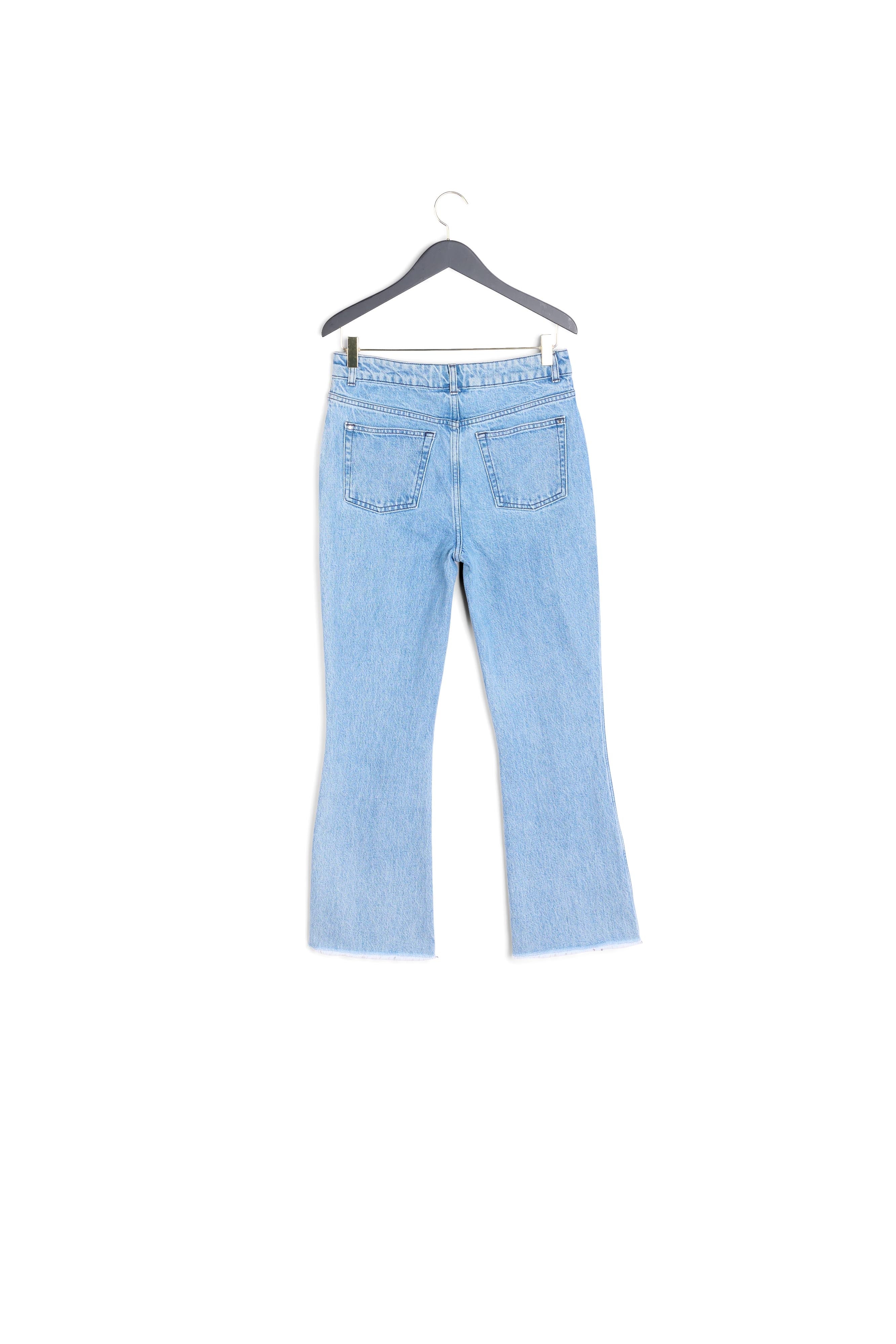 Jean bleu flare à bords francs Faume - seconde main