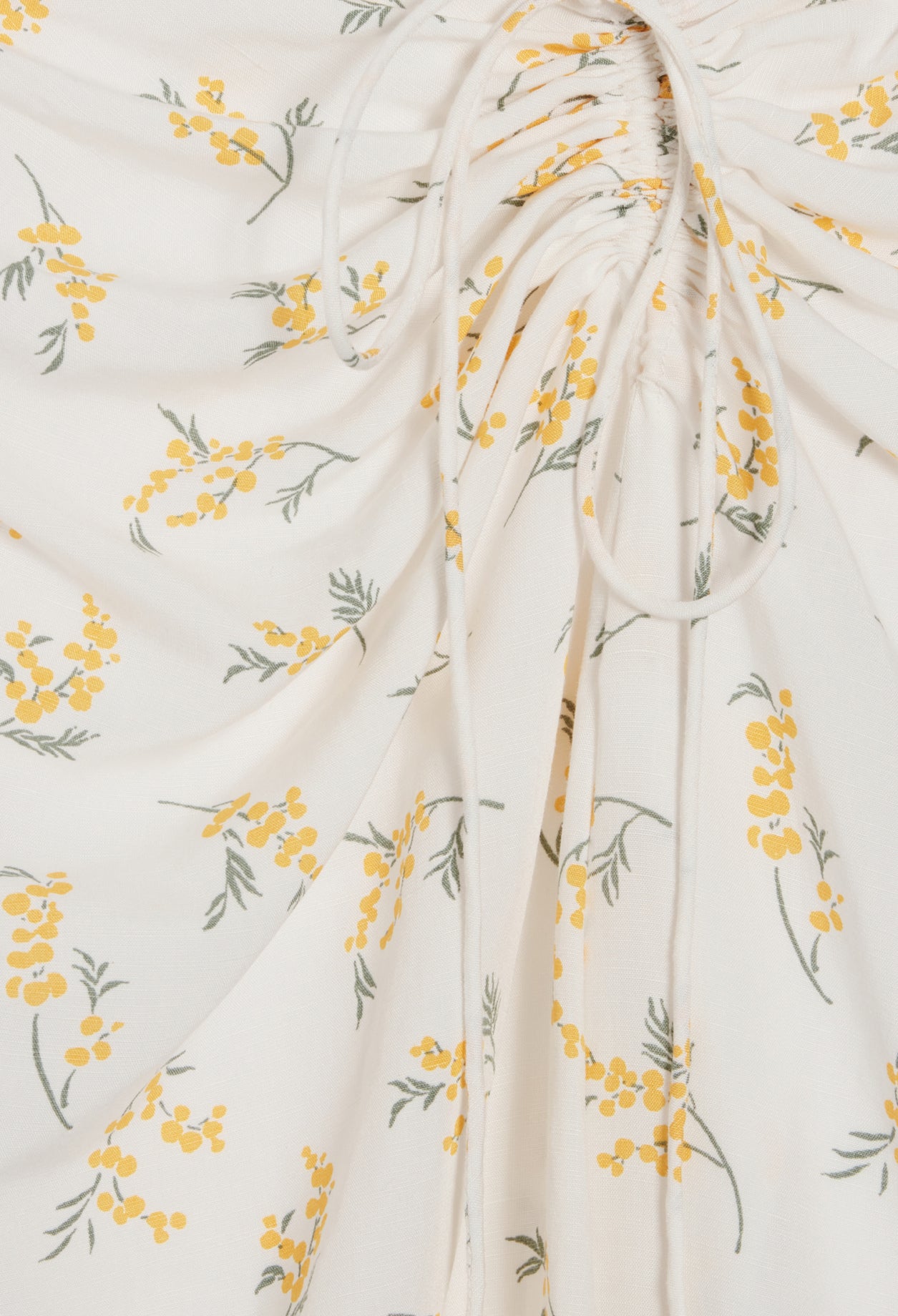 Jupe midi fendue mimosa Faume - seconde main