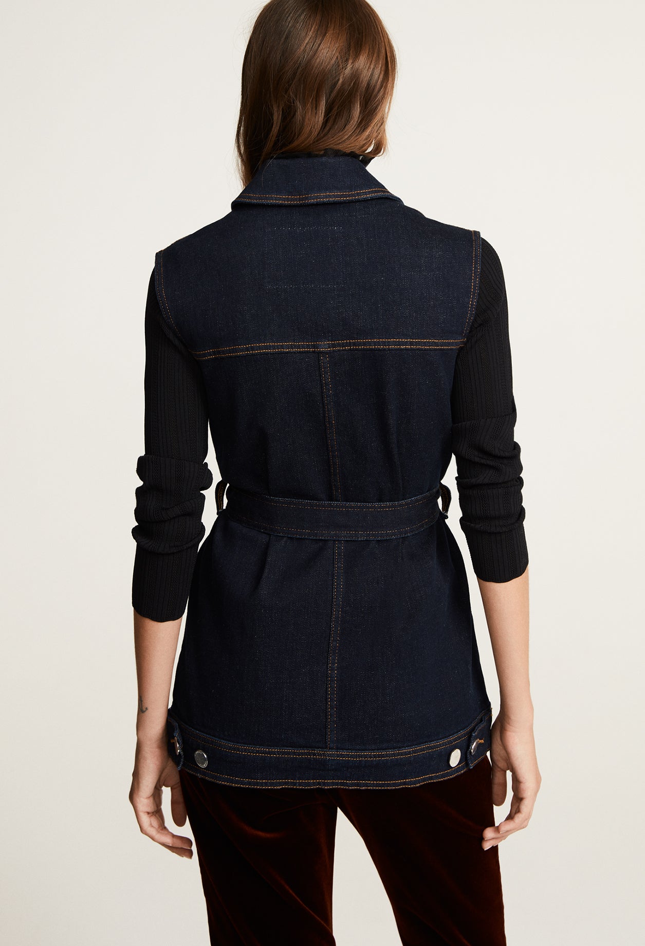 Veste en jean sans manches Faume - seconde main