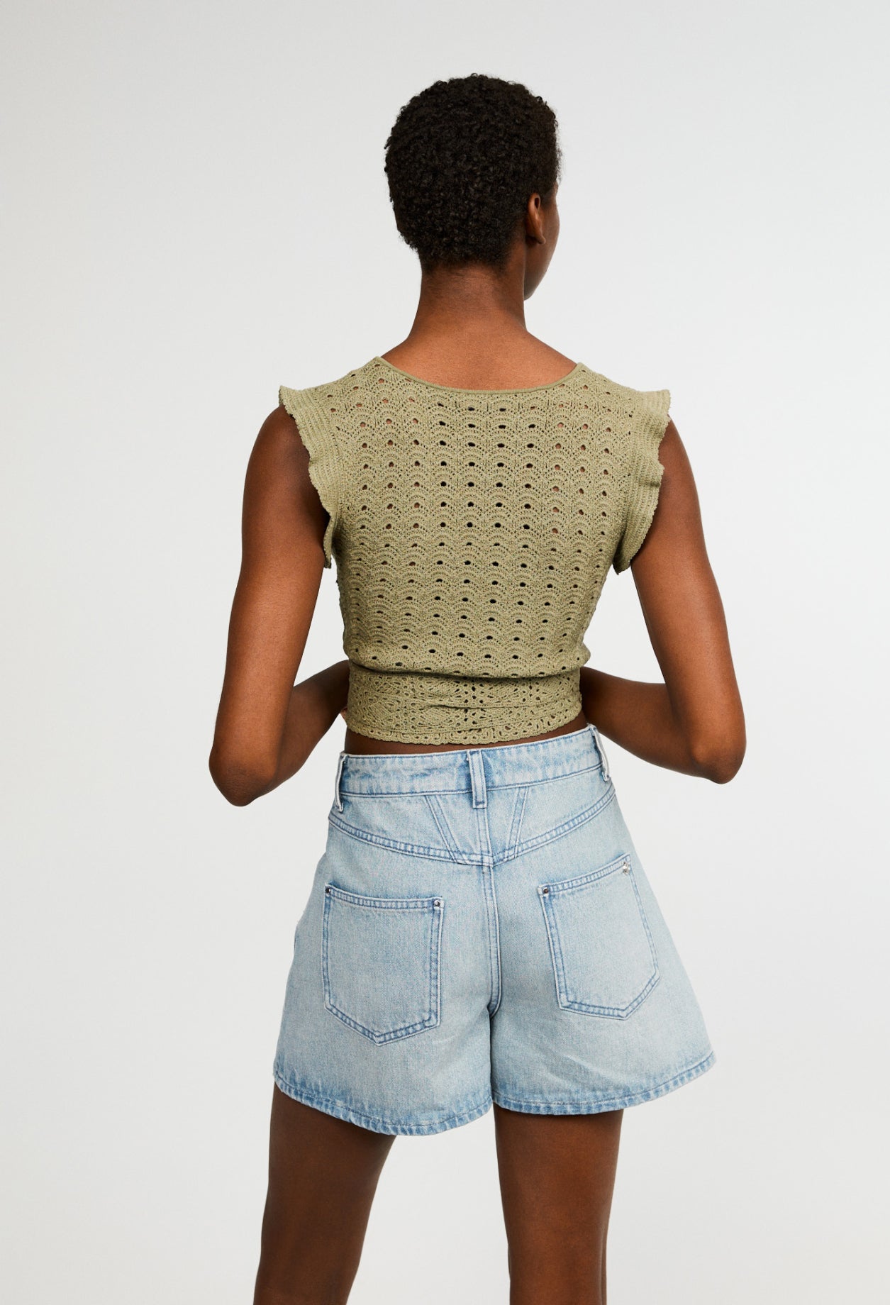 Top en maille sans manches Faume - seconde main