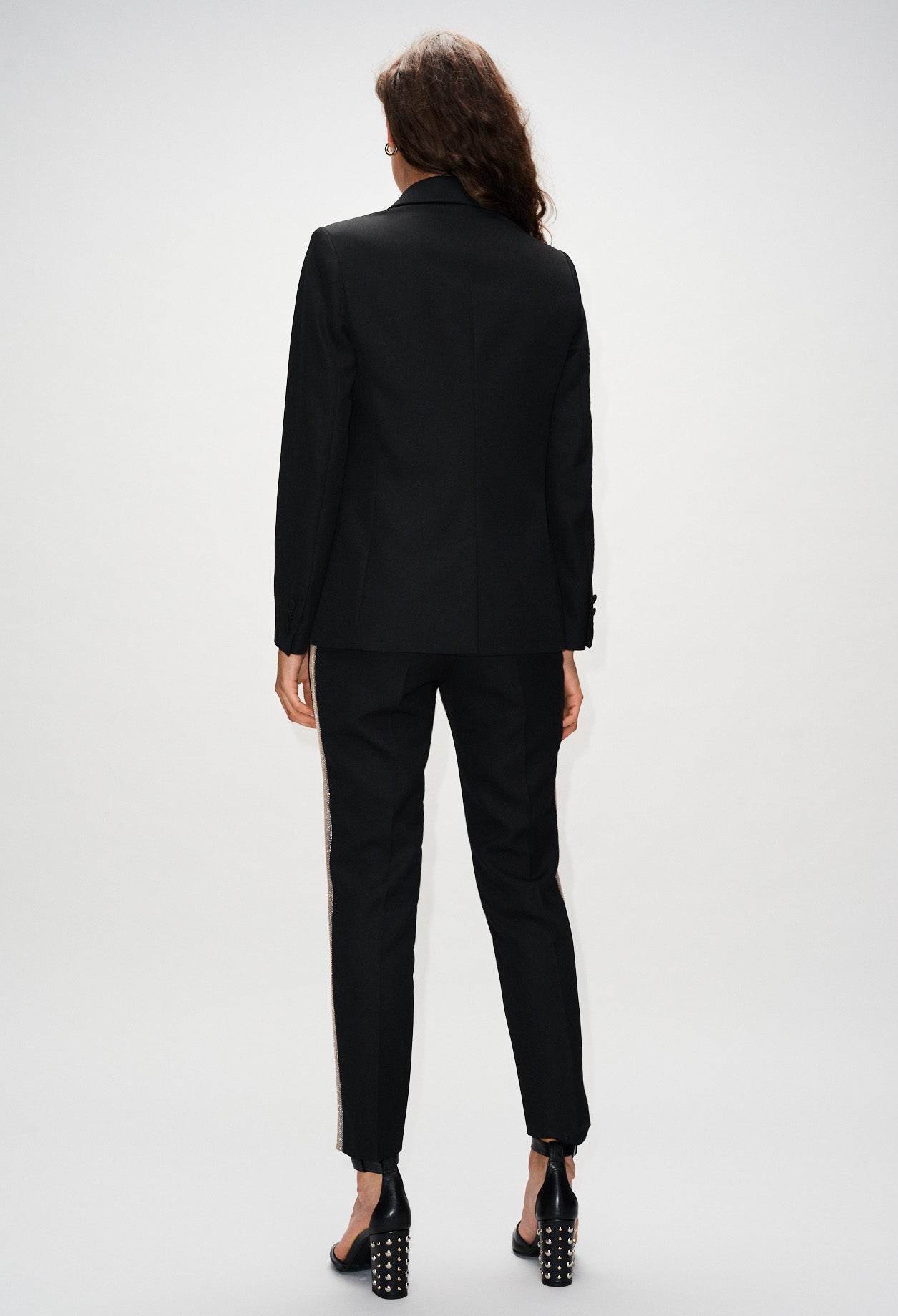 Veste tailleur détail argenté Faume - seconde main