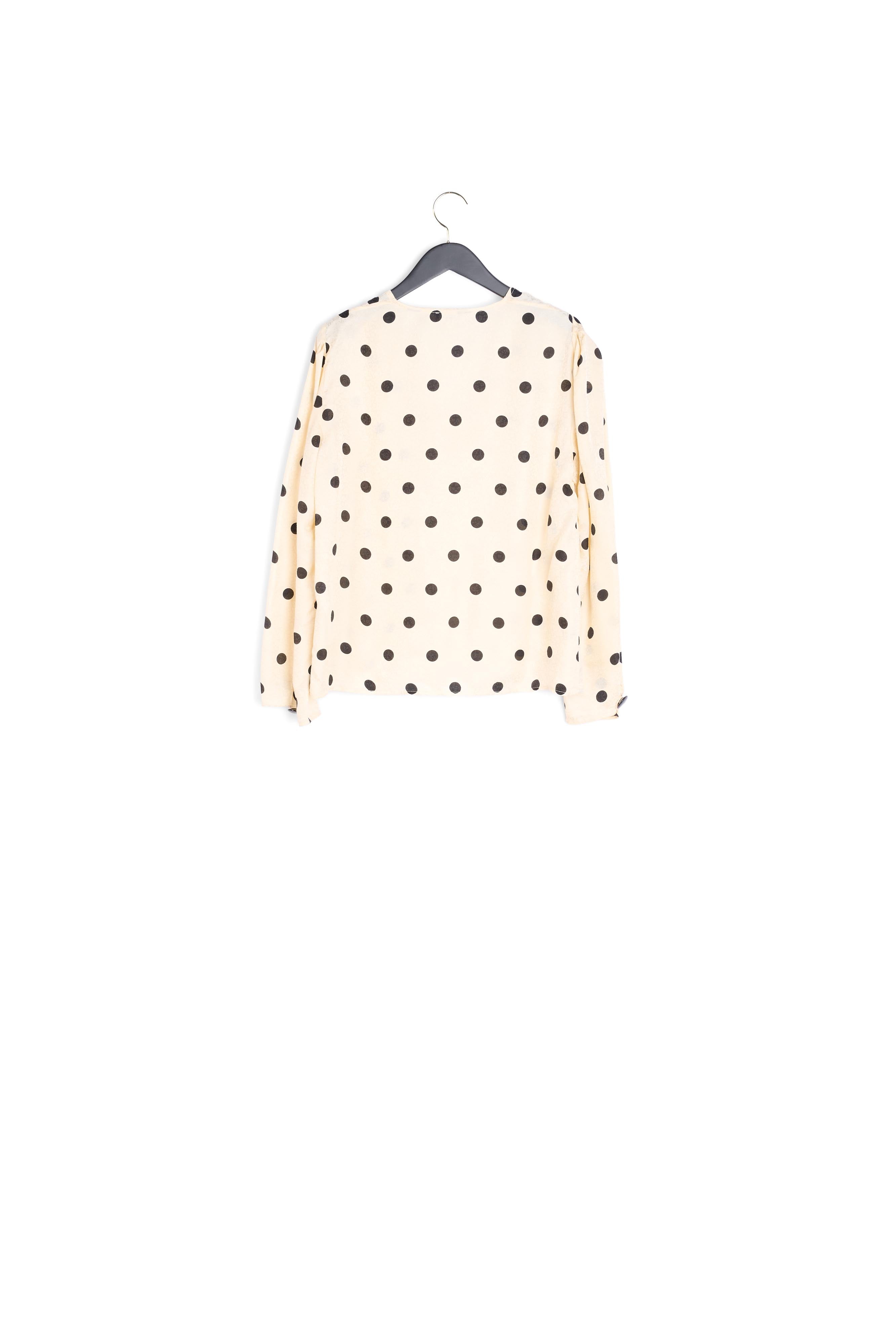 Top col V imprimé pois Faume - seconde main