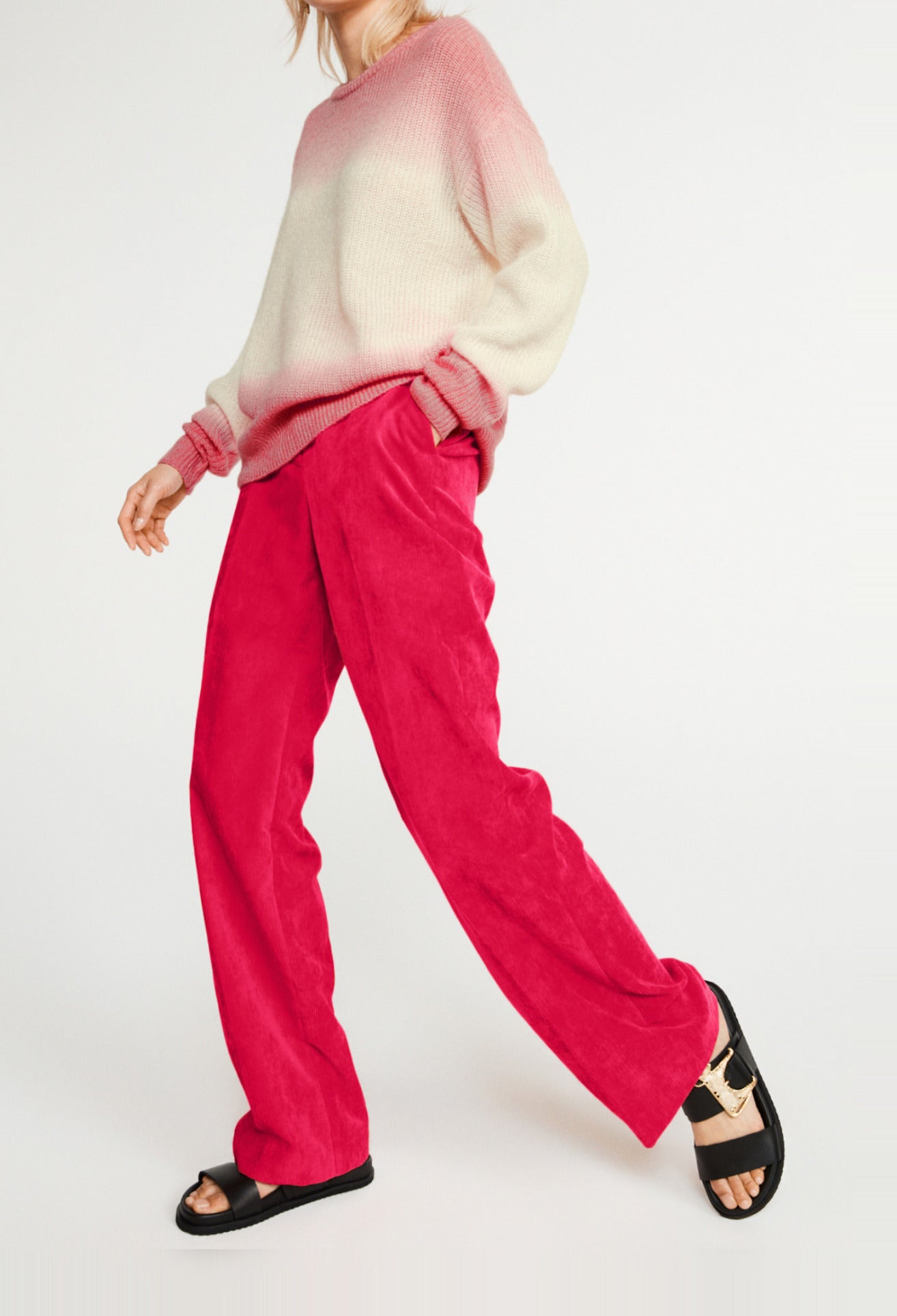 Pantalon en velours côtelé Faume - seconde main