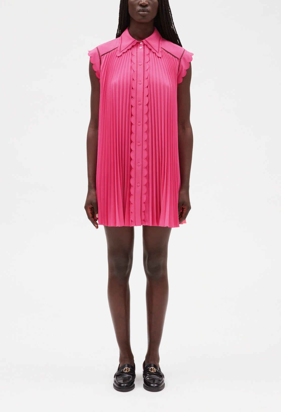 Robe courte plissée Faume - seconde main