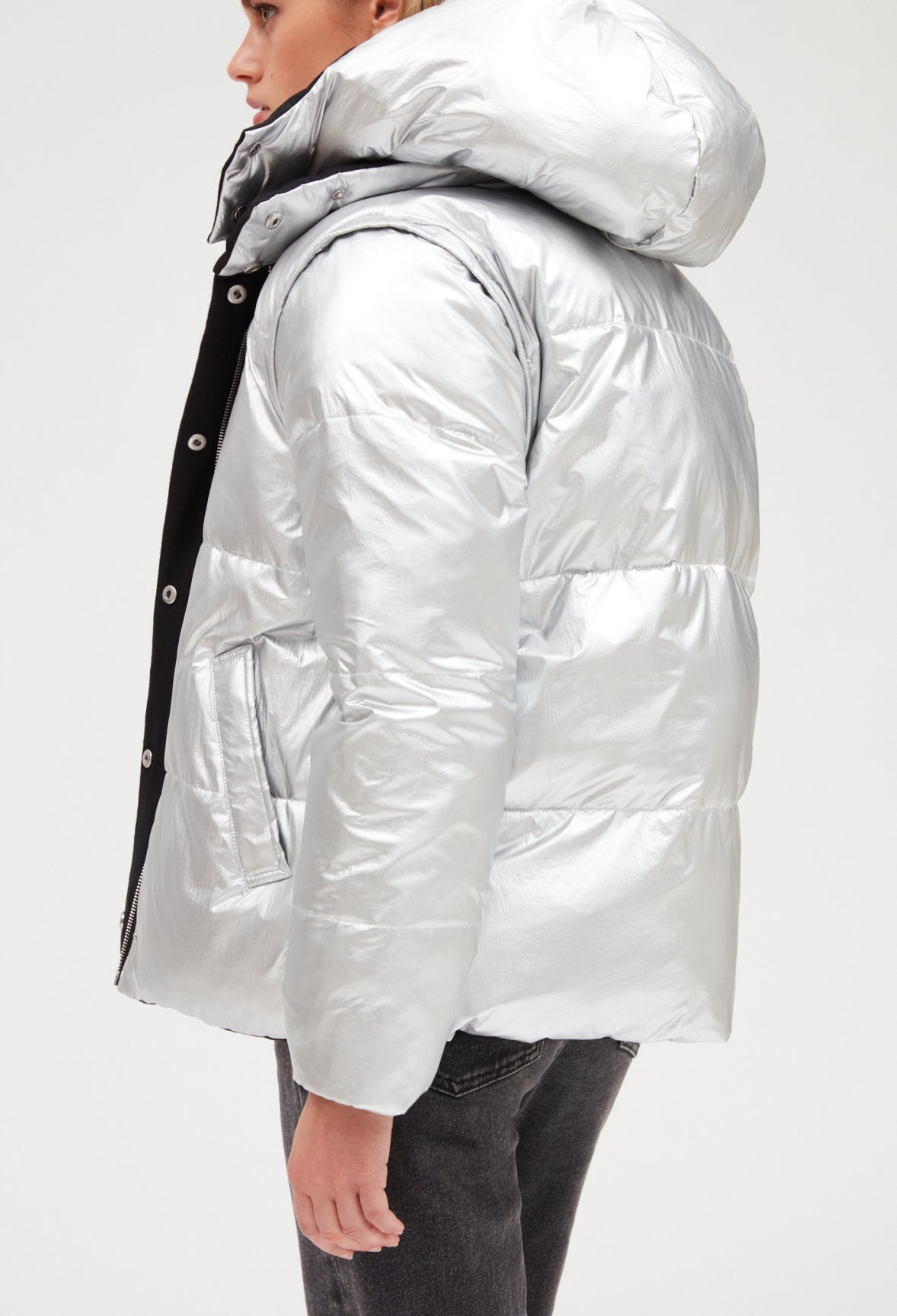 Doudoune bicolore réversible Faume - seconde main