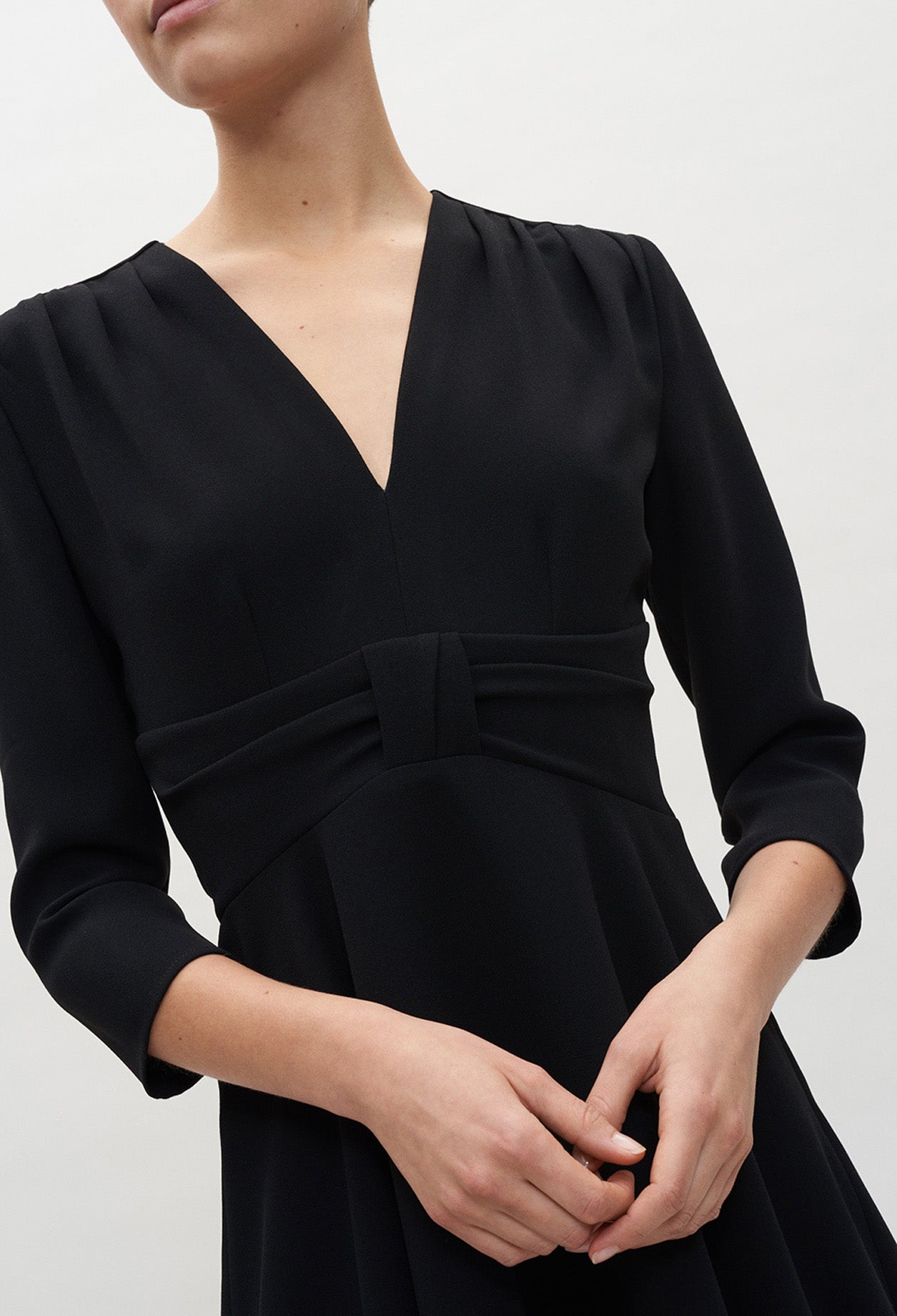 Robe noire évasée Faume - seconde main