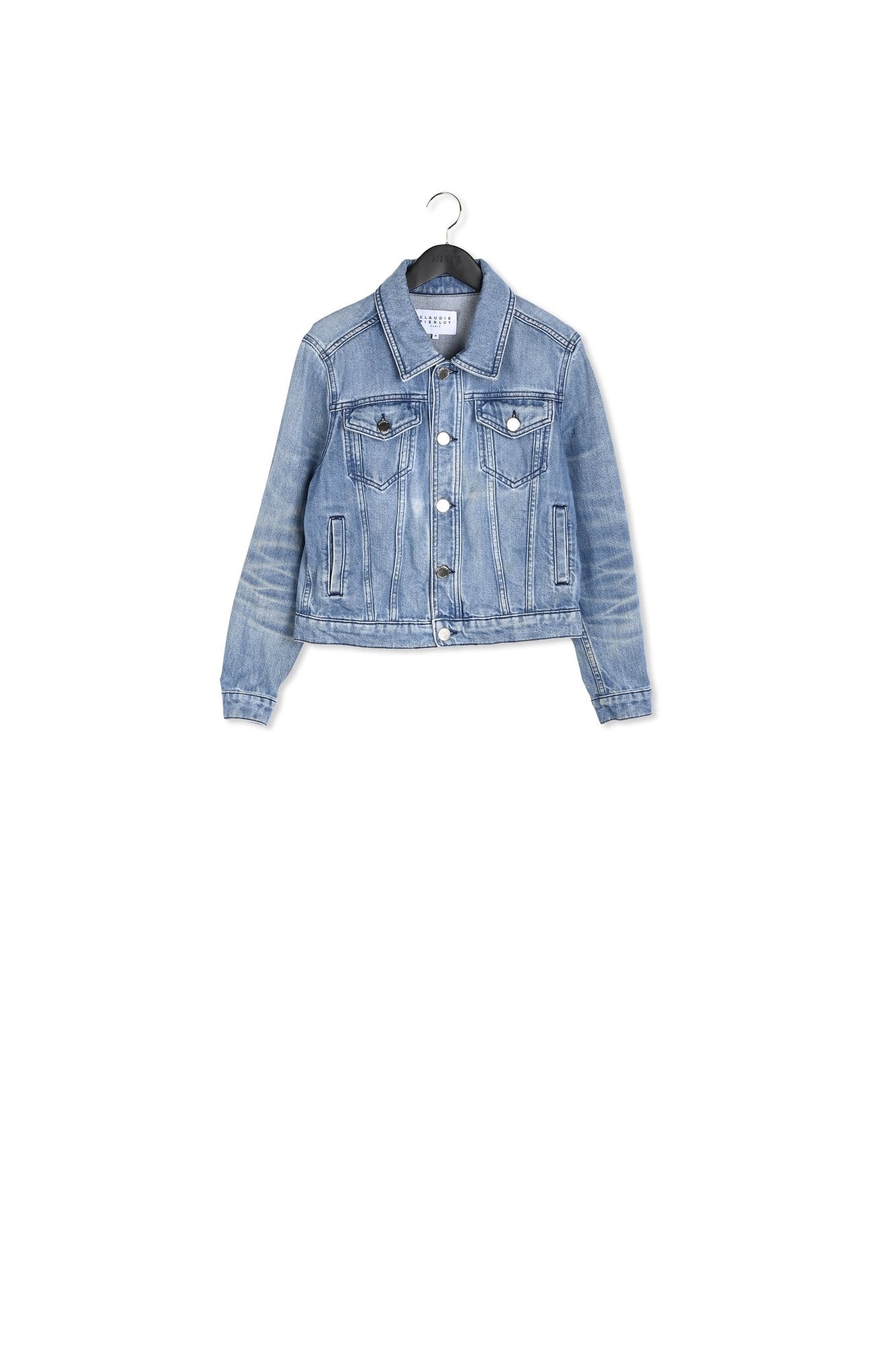 Veste en jean col à message Faume - seconde main