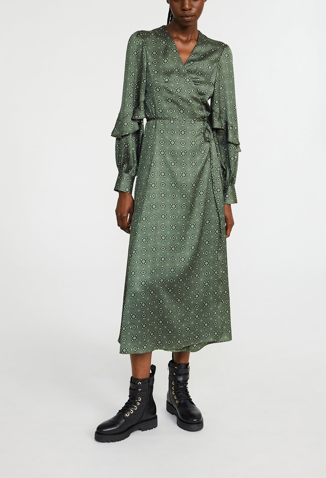 Robe longue cache cœur Faume - seconde main