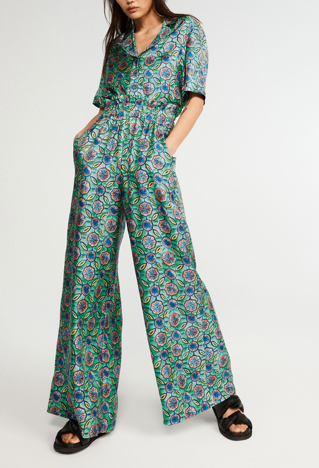 Chemise en soie Faume - seconde main