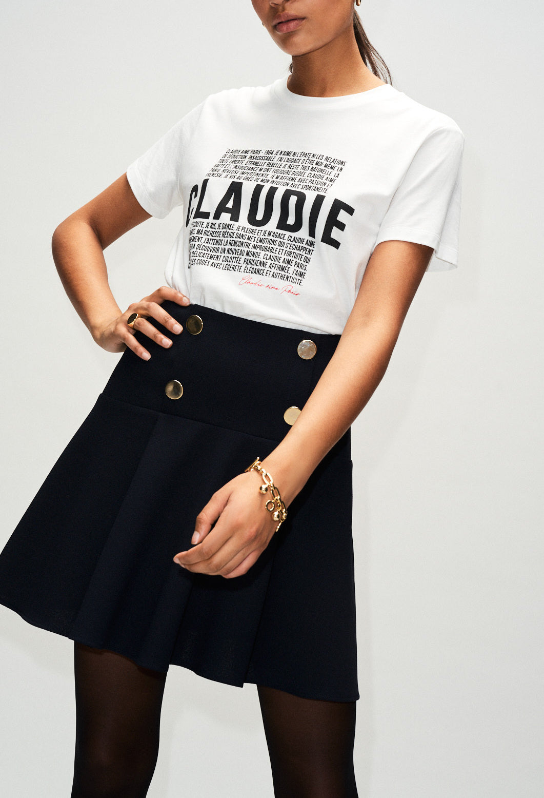 T-shirt message Faume - seconde main