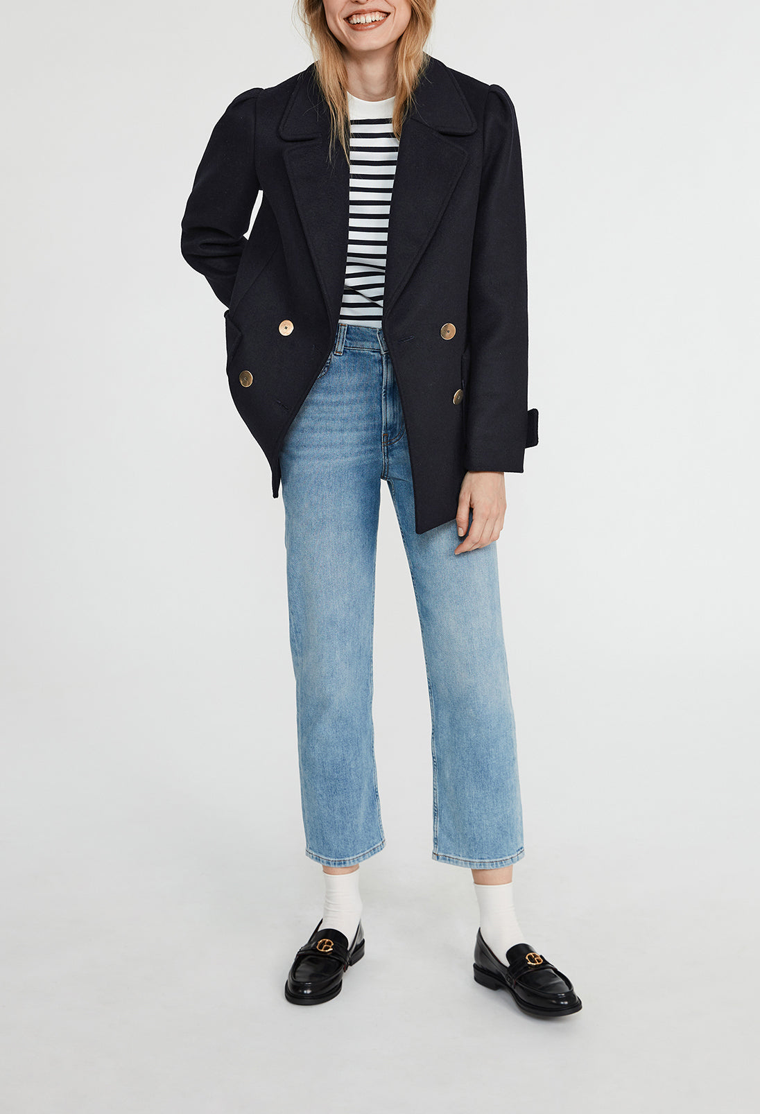 Caban à double boutonnage Faume - seconde main