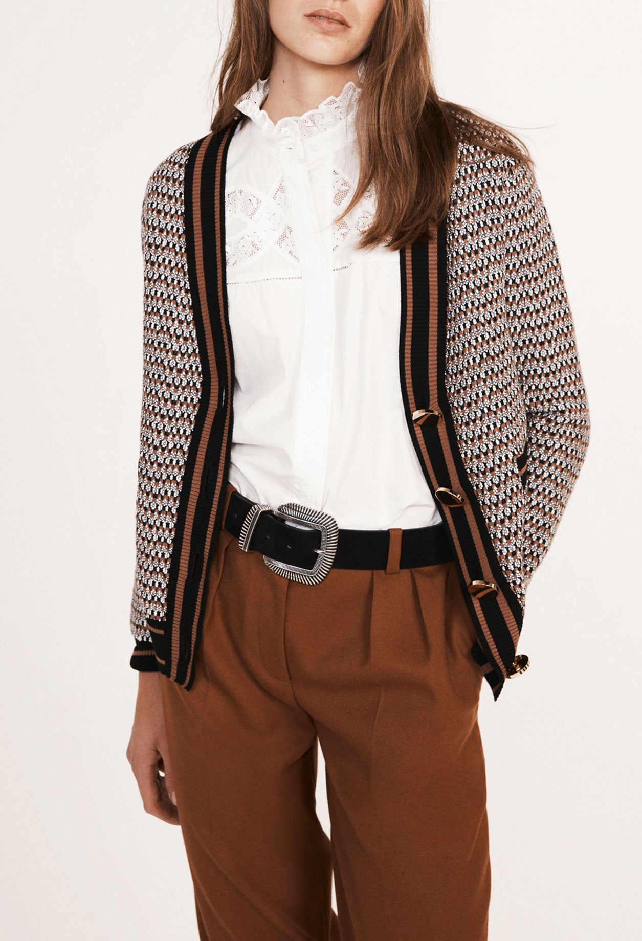 Cardigan en maille Faume - seconde main