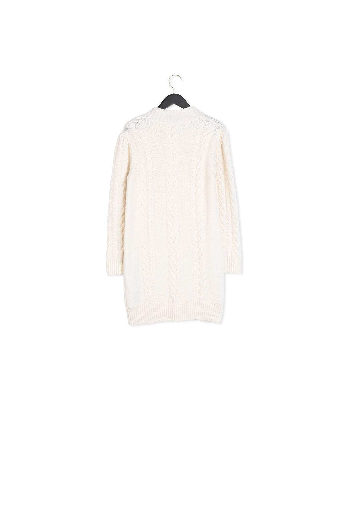 Robe pull courte maille écru Faume - seconde main