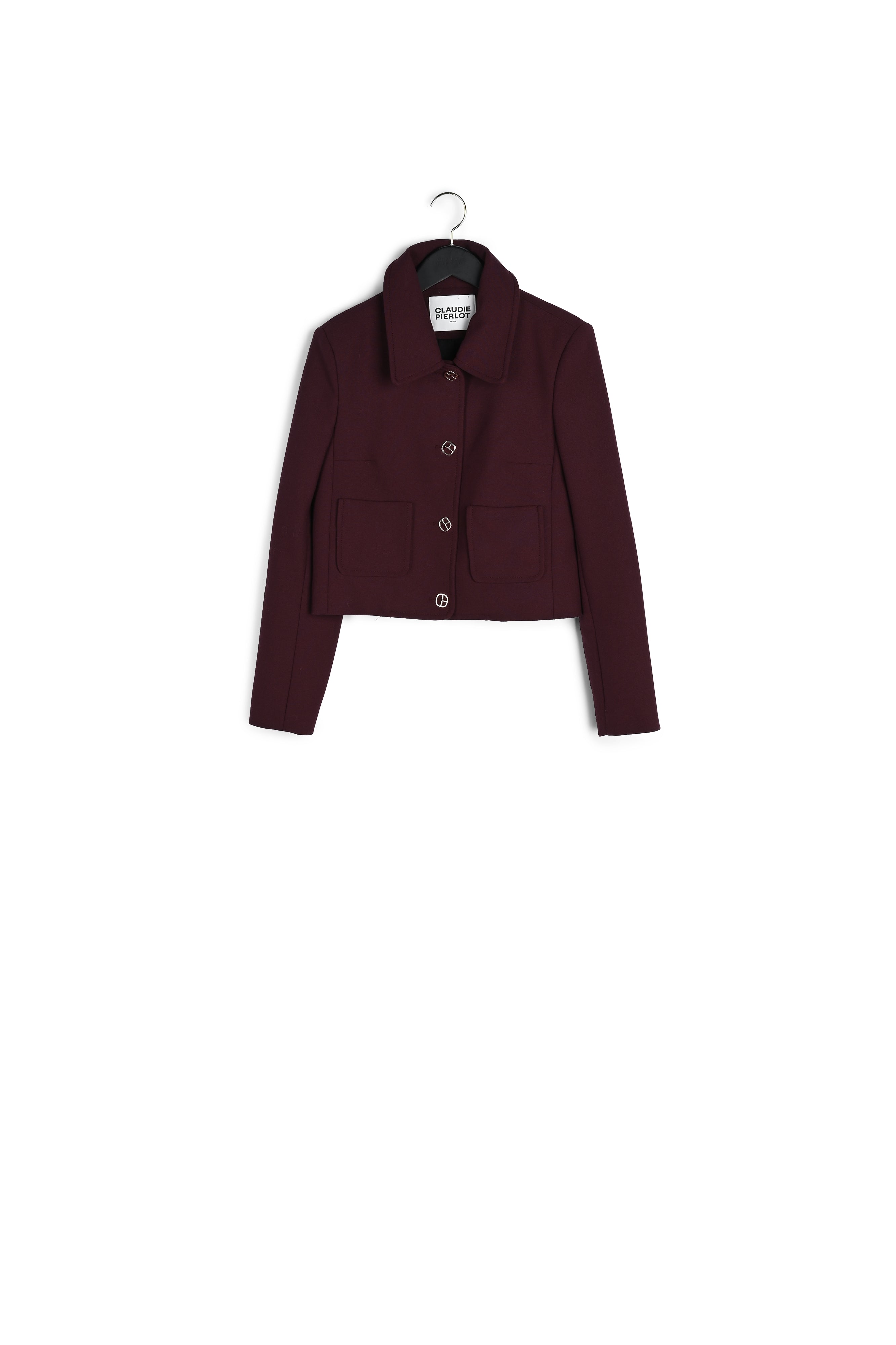 Veste courte bordeaux Faume - seconde main