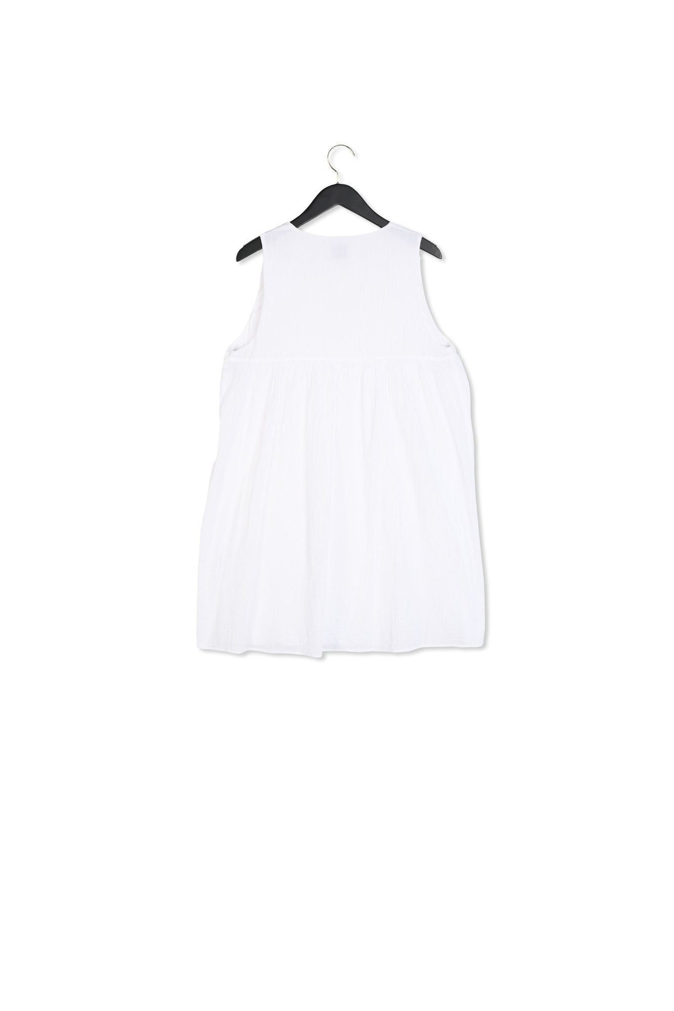 Robe courte froncée écrue Faume - seconde main