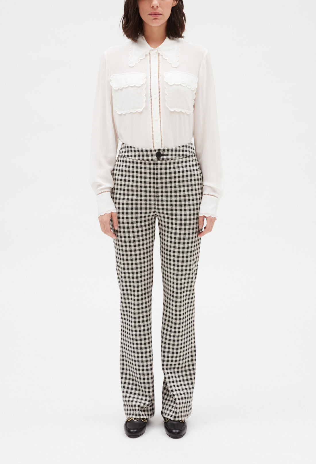 Pantalon vichy Faume - seconde main