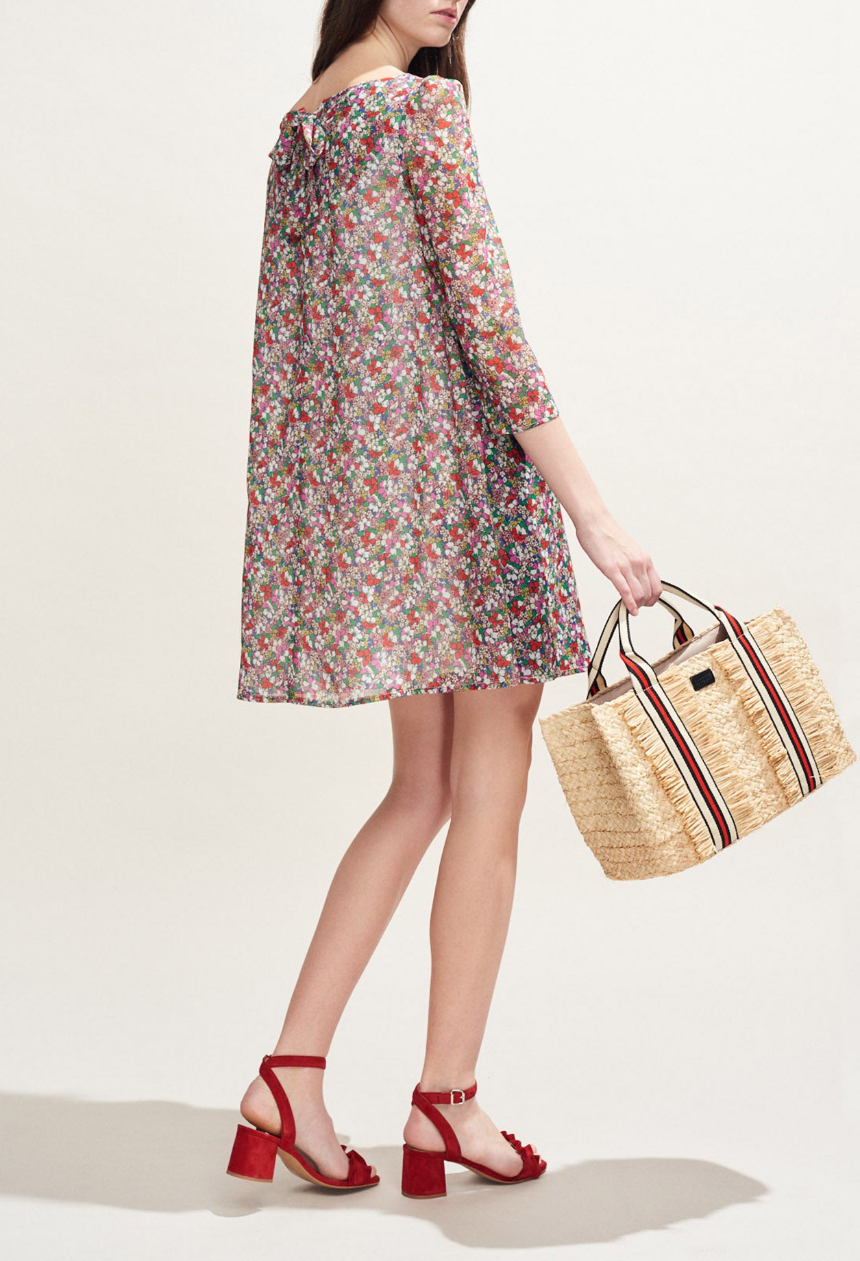 Robe RIFIFI imprimé petites fleurs Faume - seconde main