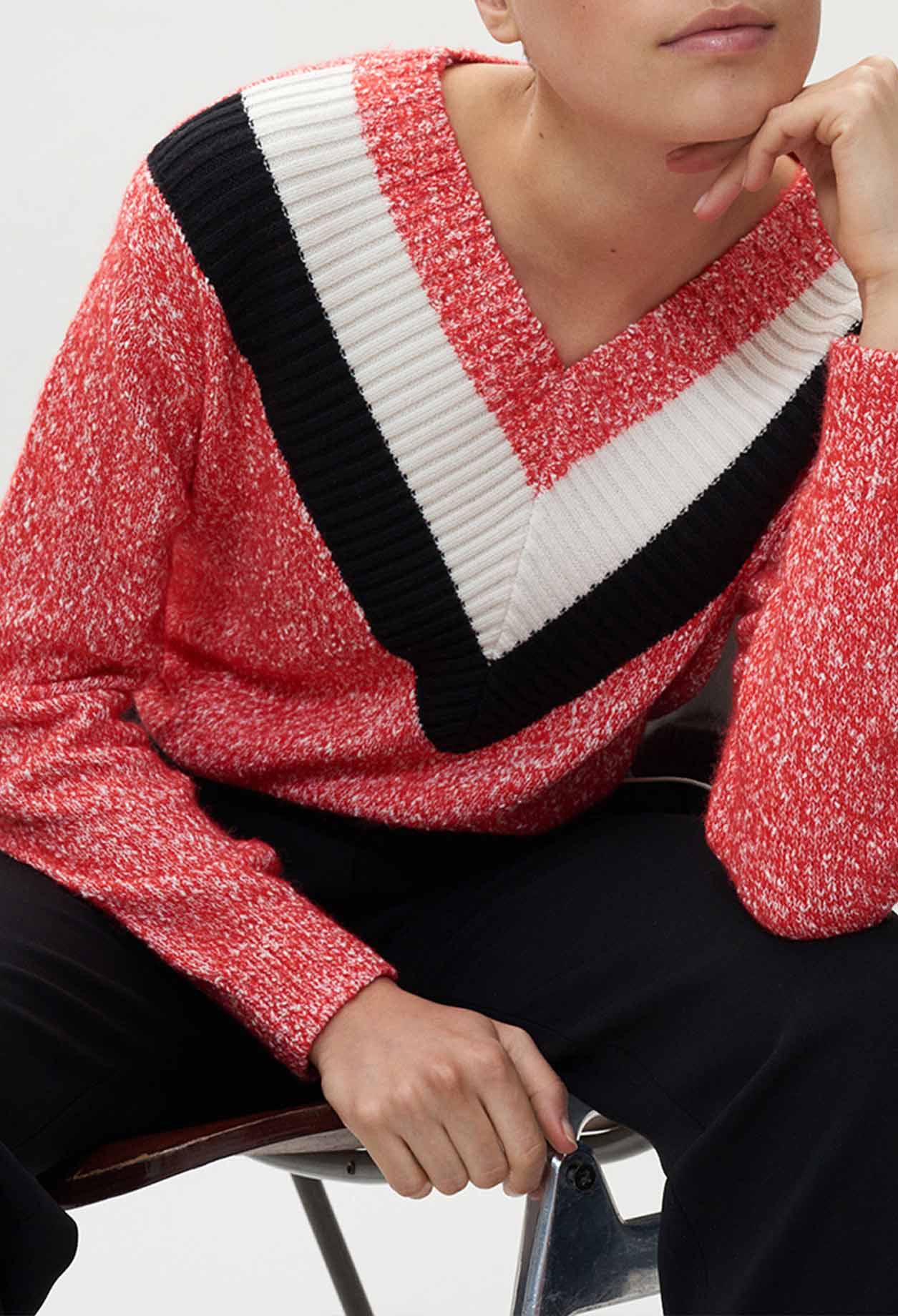 Pull à col V Faume - seconde main