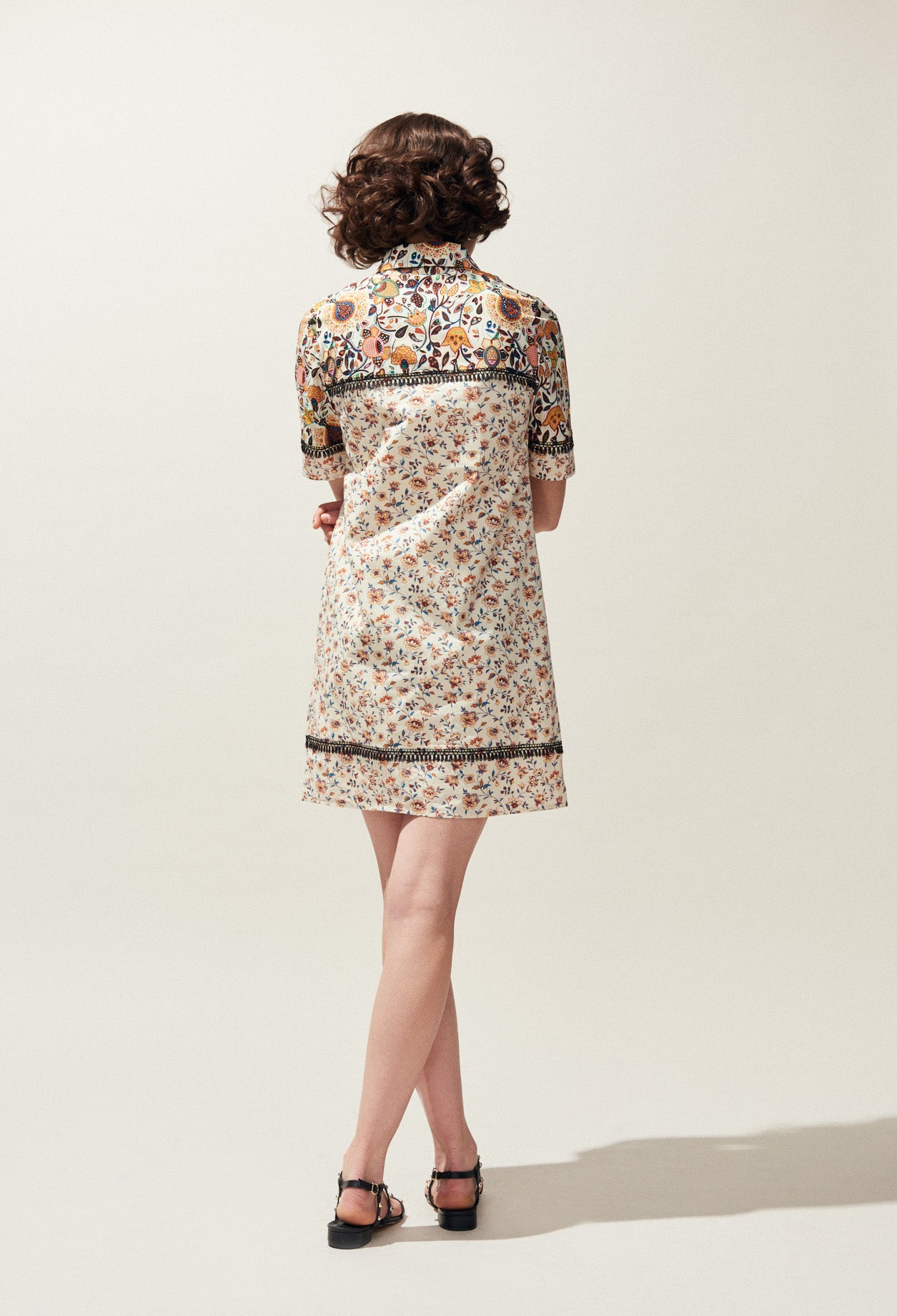 Robe manches courtes multi-imprimés Faume - seconde main