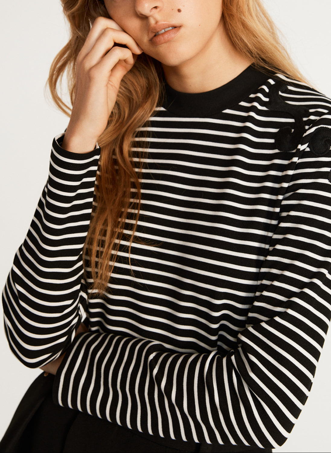 T-shirt marinière manches longues Faume - seconde main