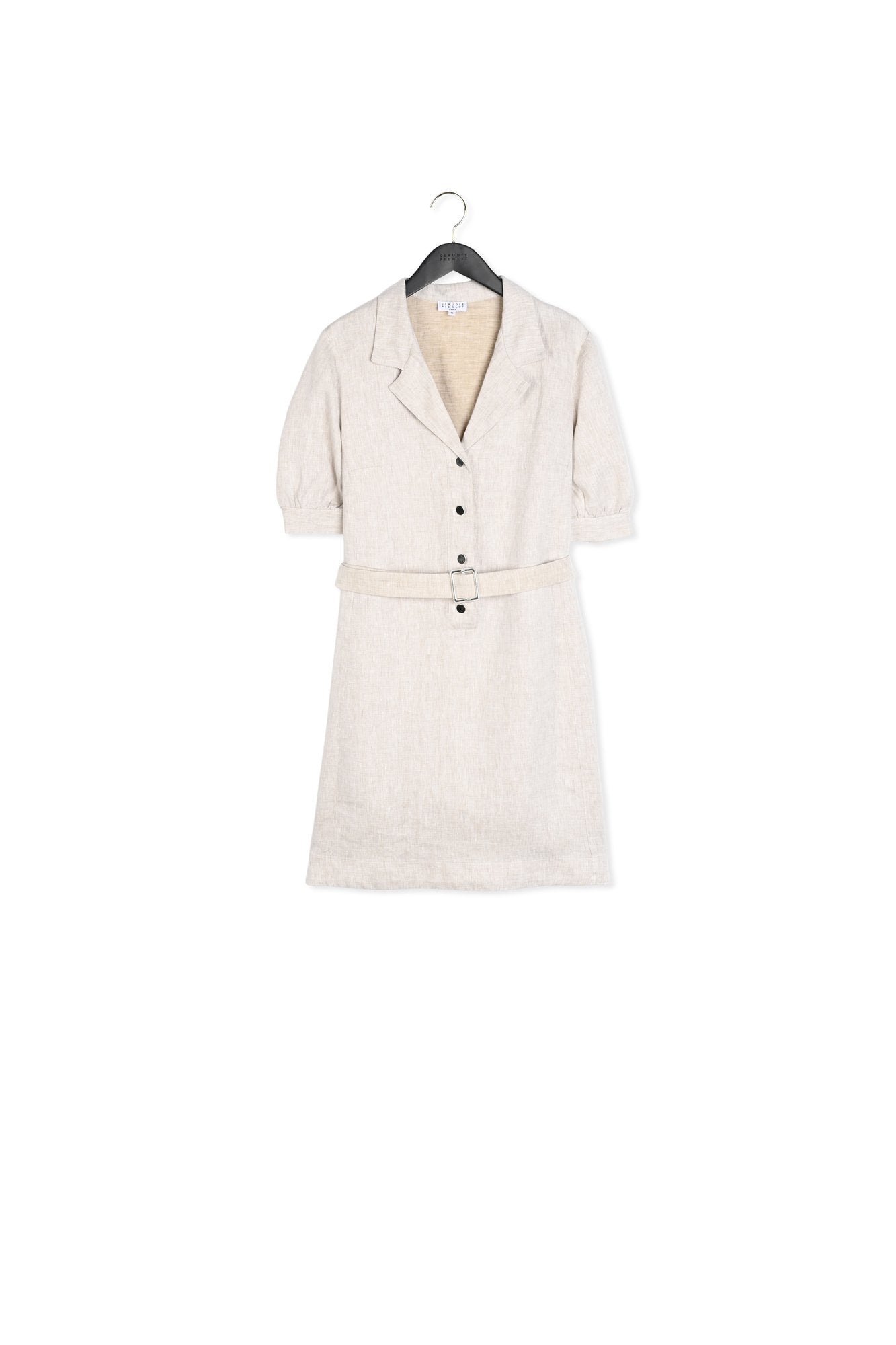 Robe chemise en lin ceinturée Faume - seconde main