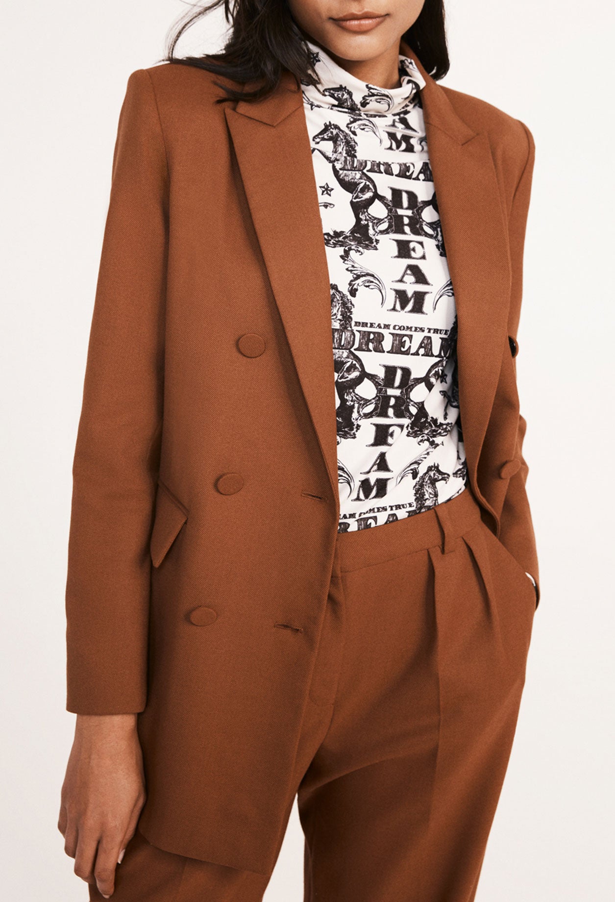 Pantalon à pinces Faume - seconde main