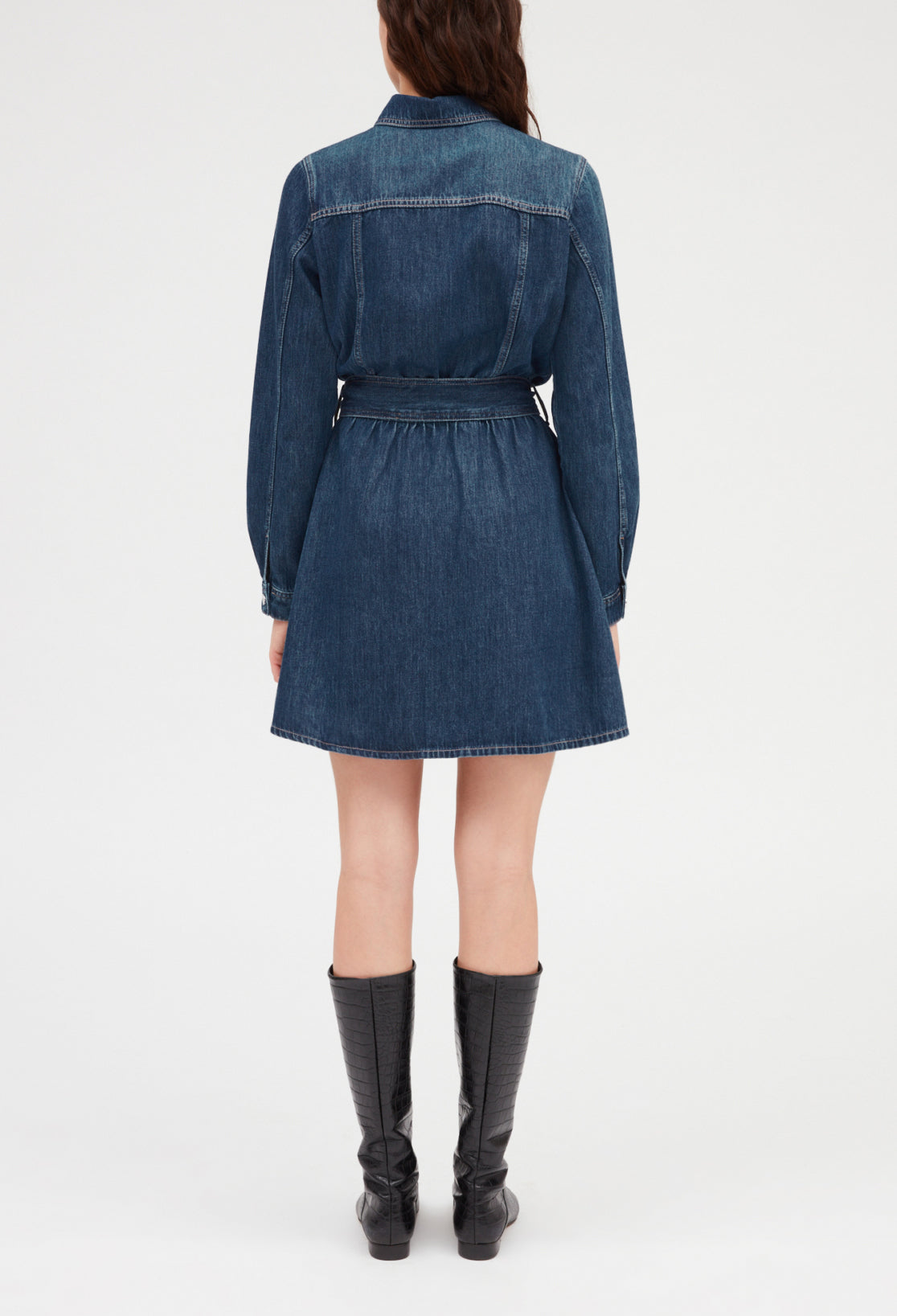Robe courte denim mid-blue Faume - seconde main