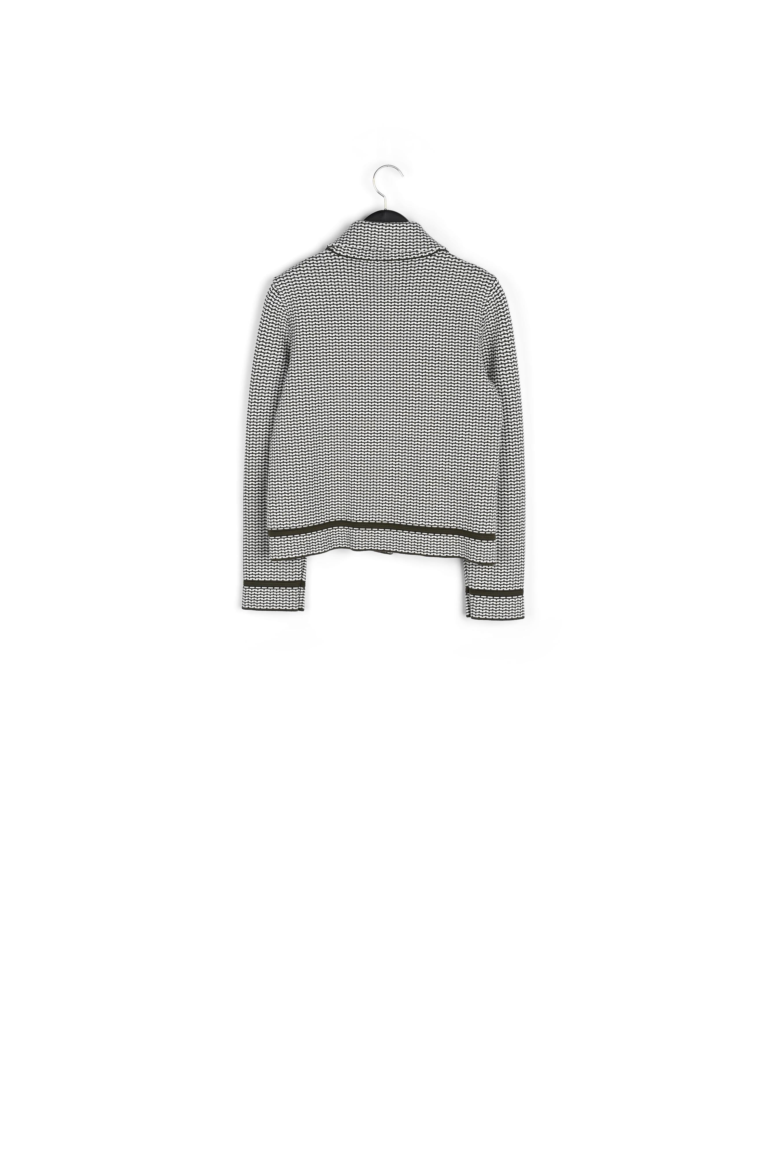 Cardigan maille à motifs graphiques Faume - seconde main