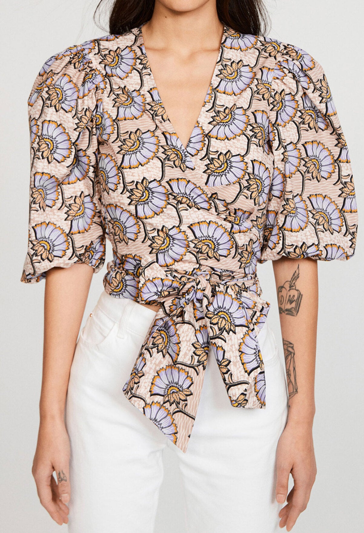 Blouse fleurie Faume - seconde main