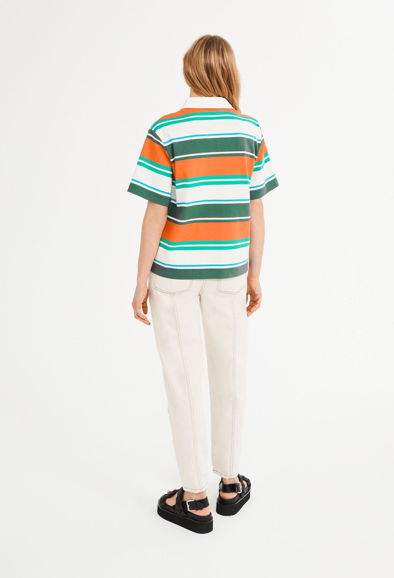 Polo large rayé Faume - seconde main