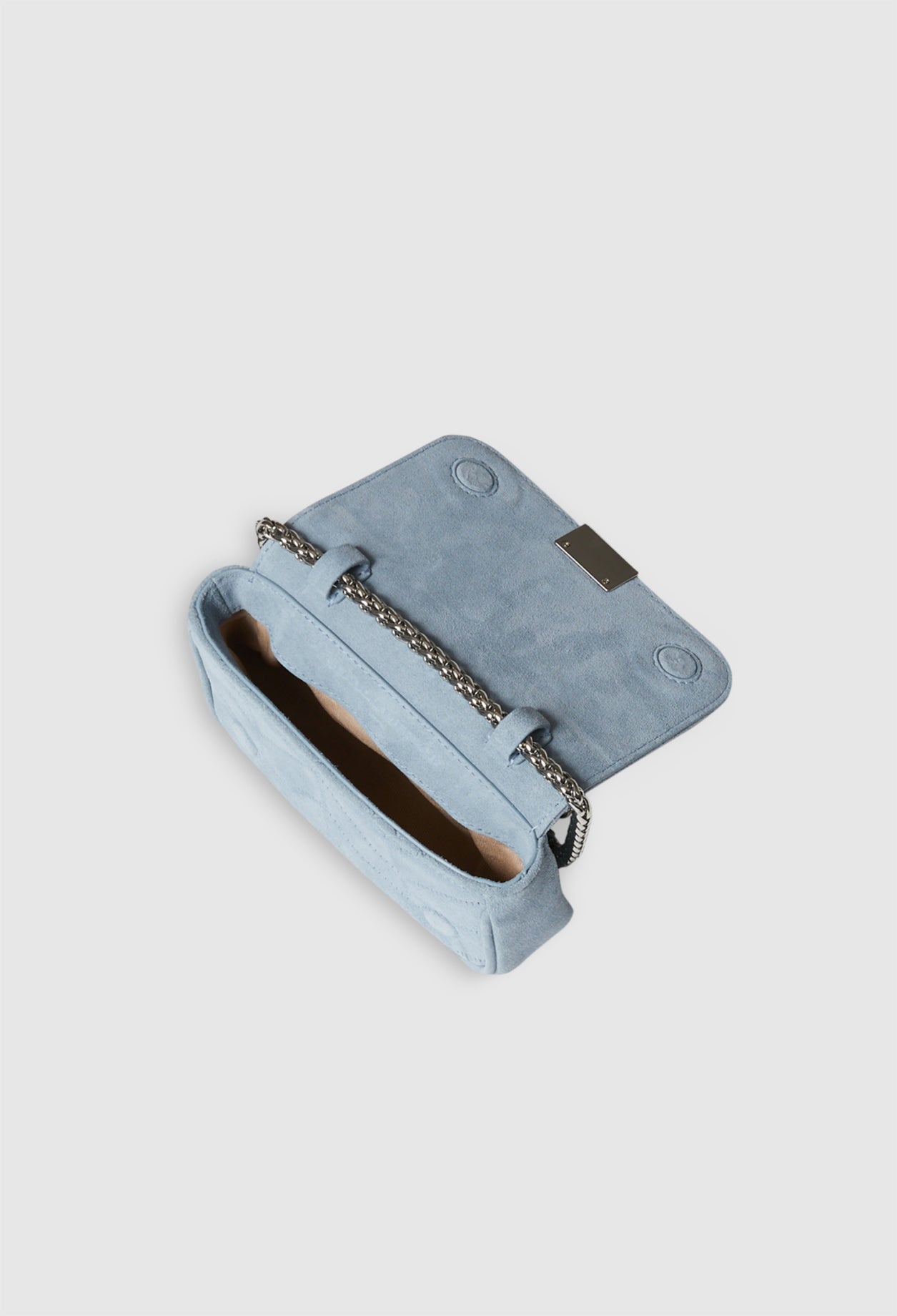 Mini sac Akilino bleu ciel cuir Faume - seconde main