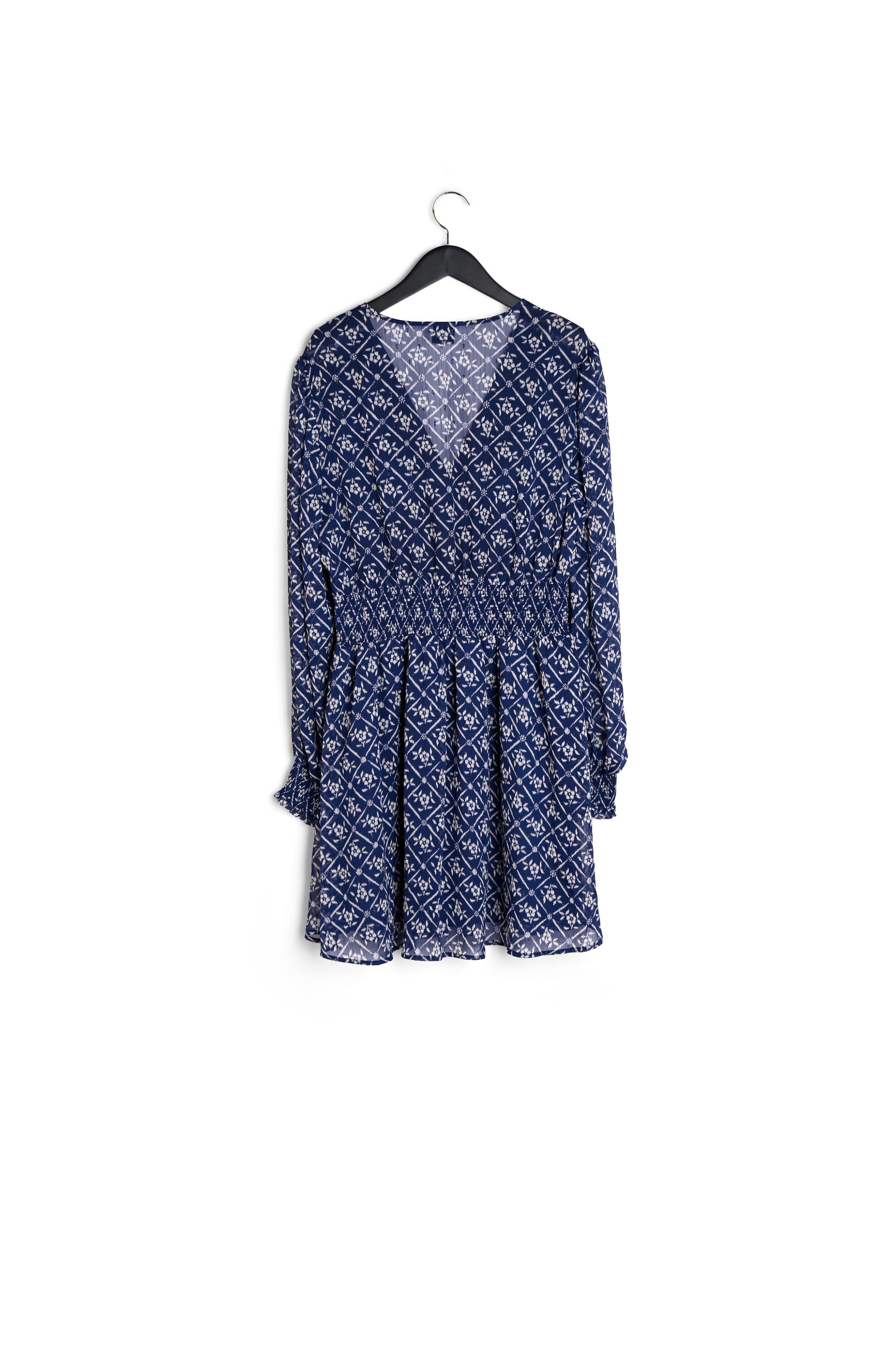 Robe courte à motif floral Faume - seconde main