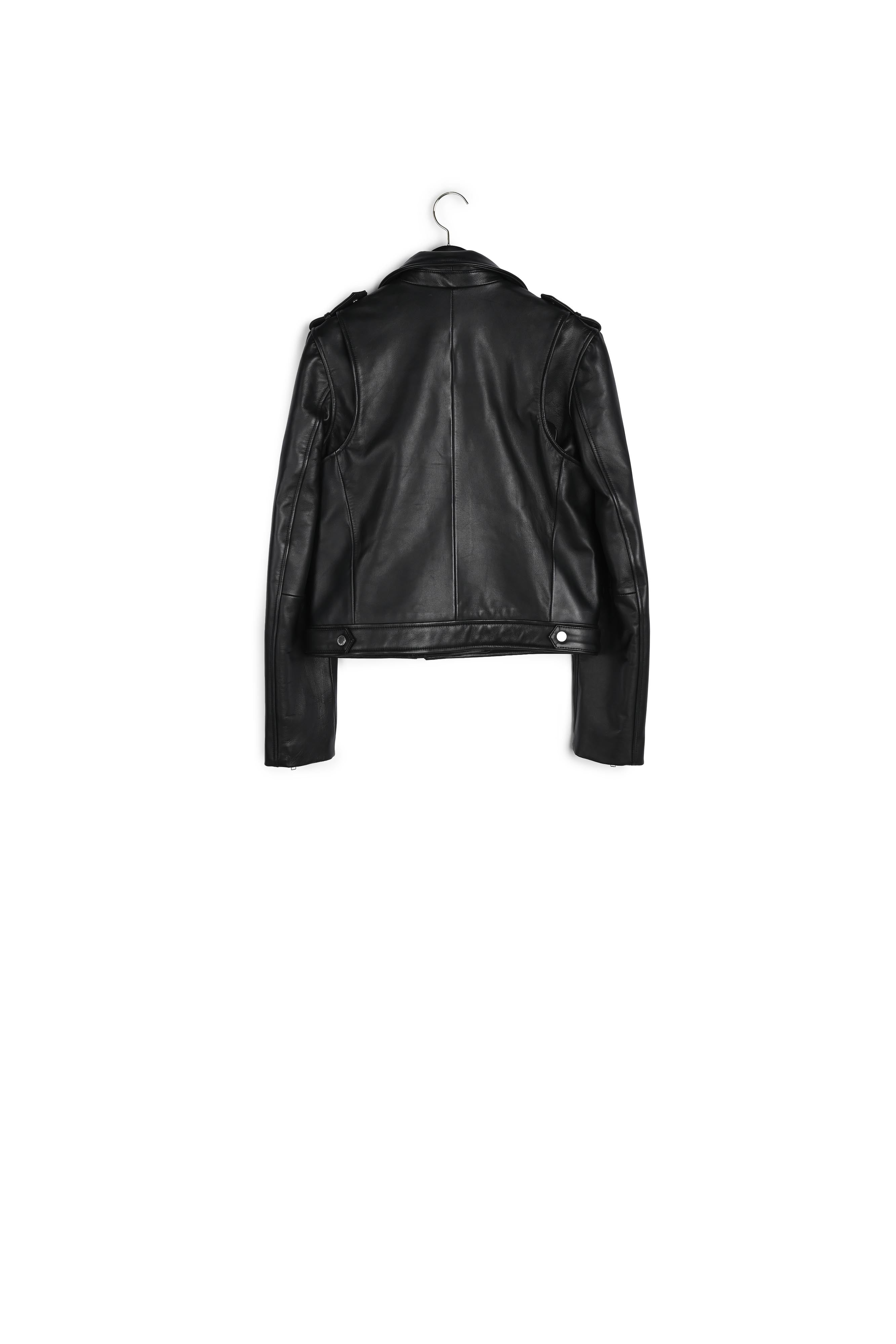 Blouson cuir noir Faume - seconde main