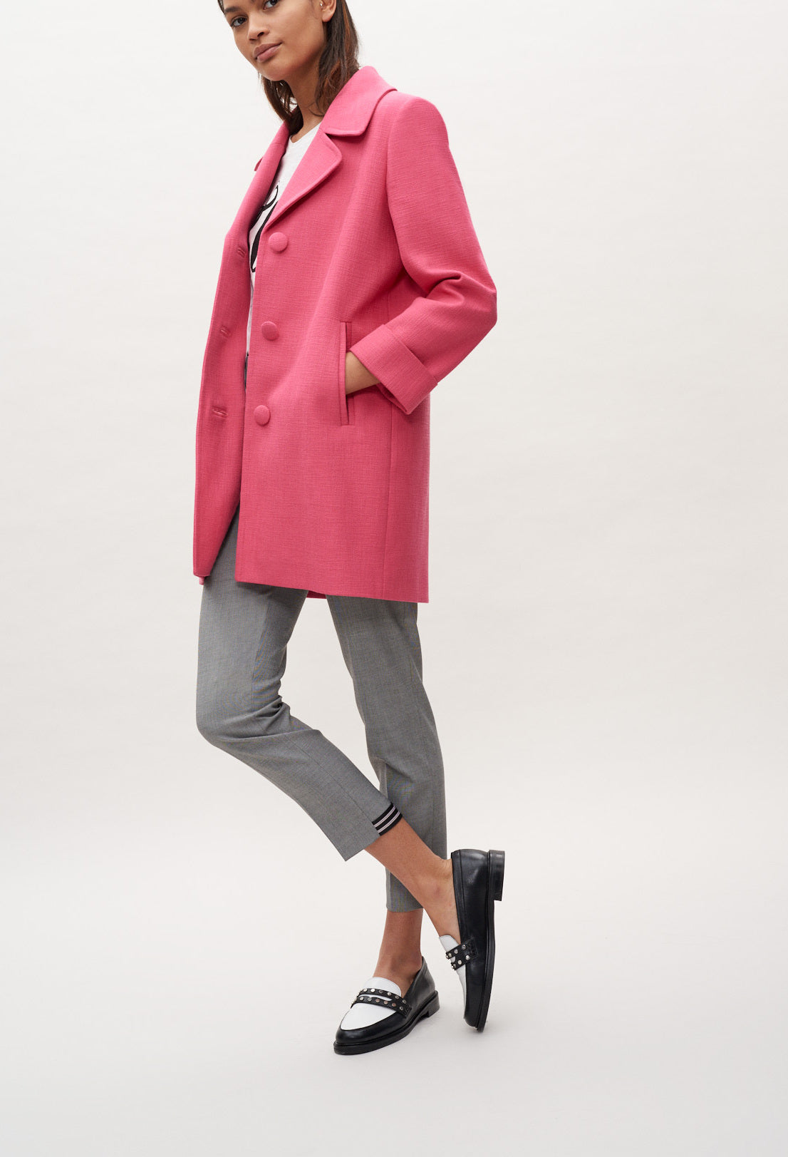 Manteau mi-long en coton Faume - seconde main