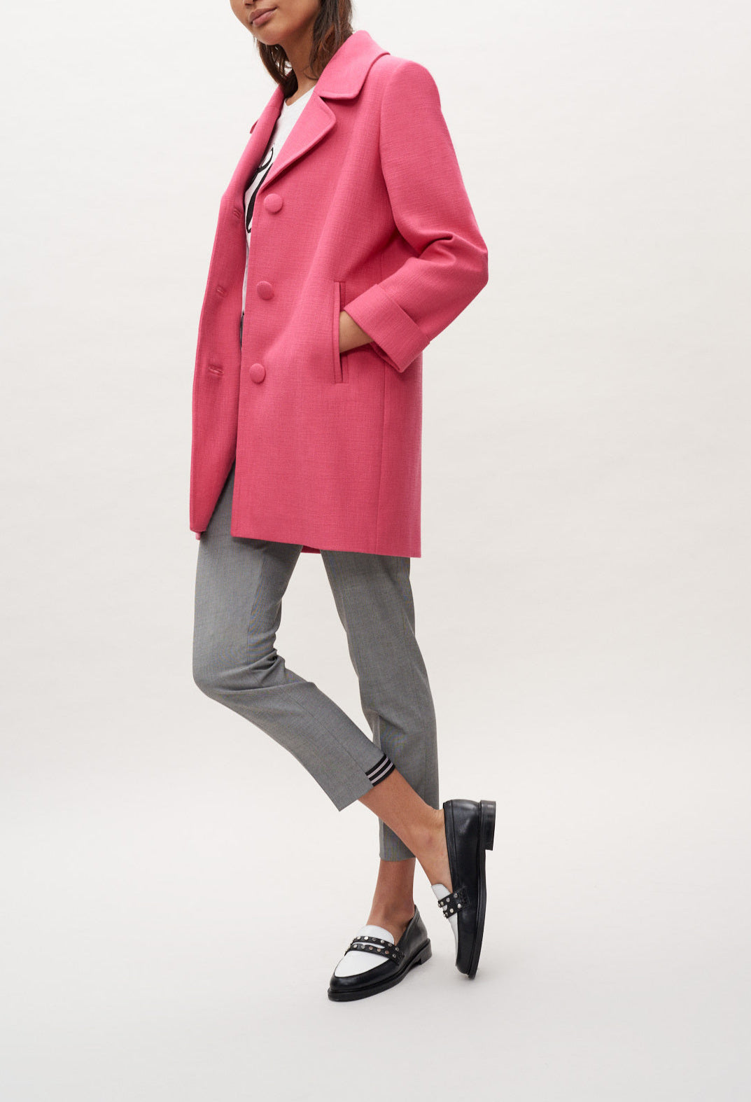 Manteau mi-long en coton Faume - seconde main