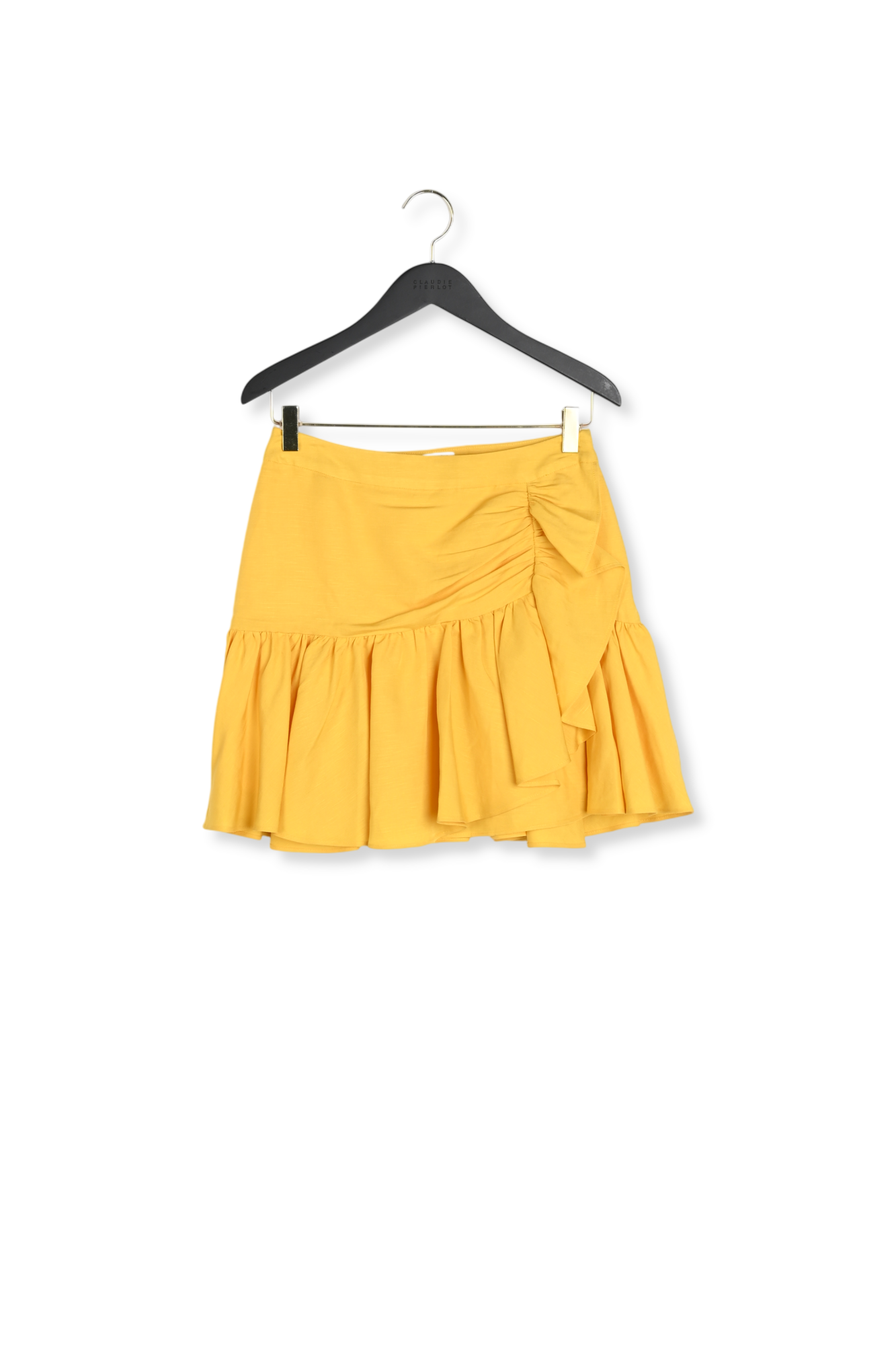 Jupe courte volants mimosa Faume - seconde main