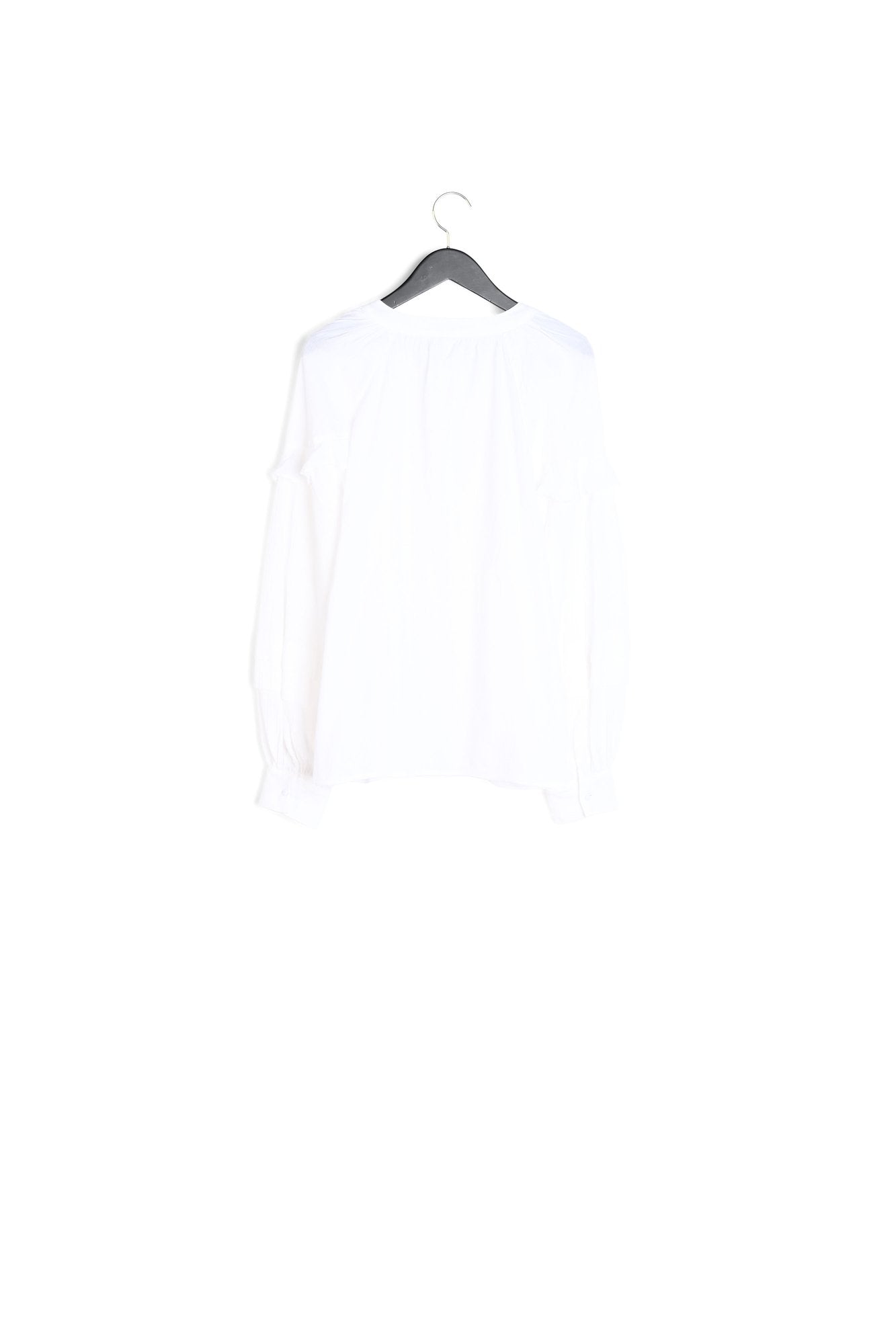 Blouse à manches bouffantes en coton bio Faume - seconde main