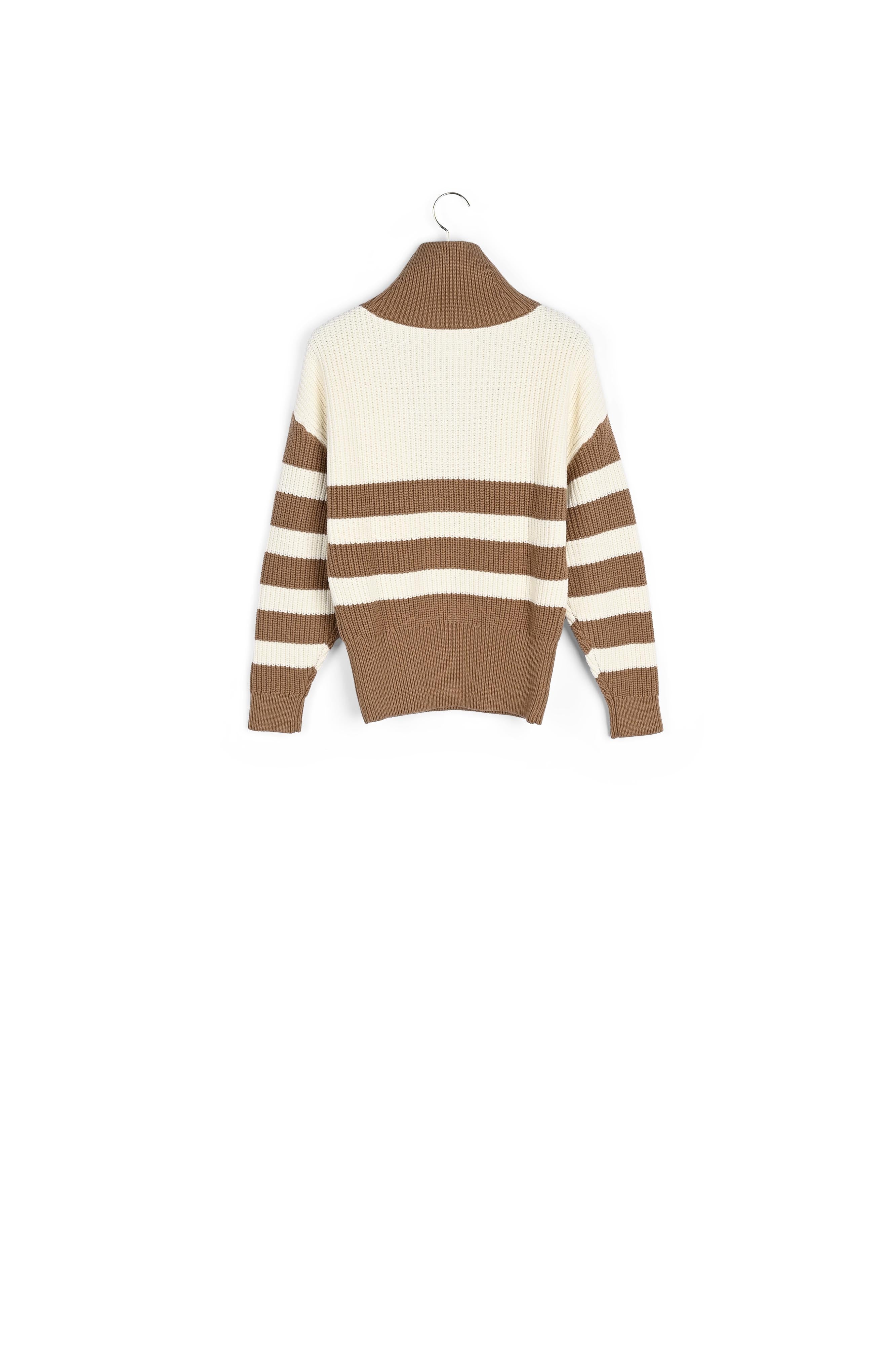 Pull col camionneur rayé Faume - seconde main