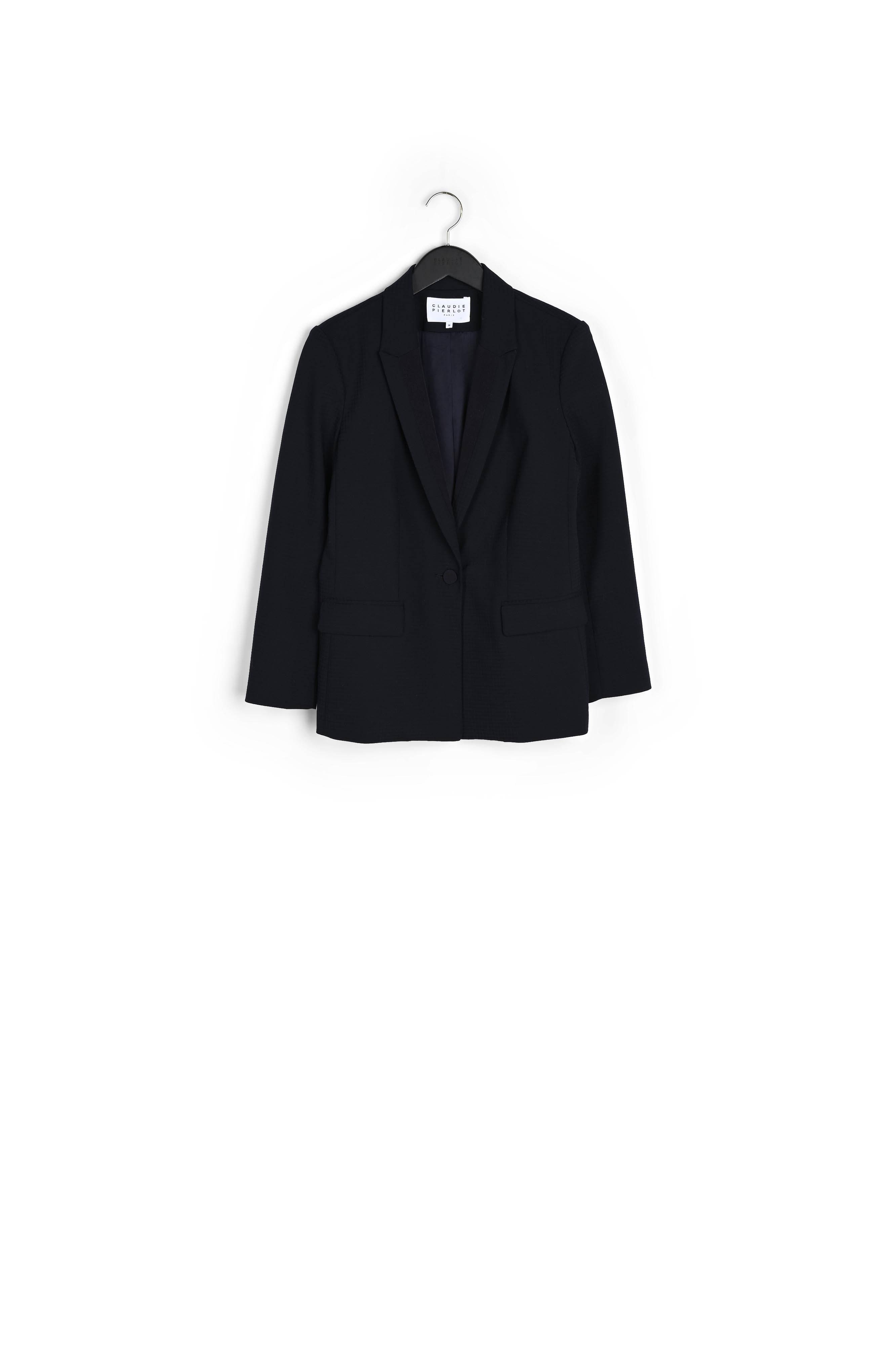 Veste tailleur en matière texturée Faume - seconde main