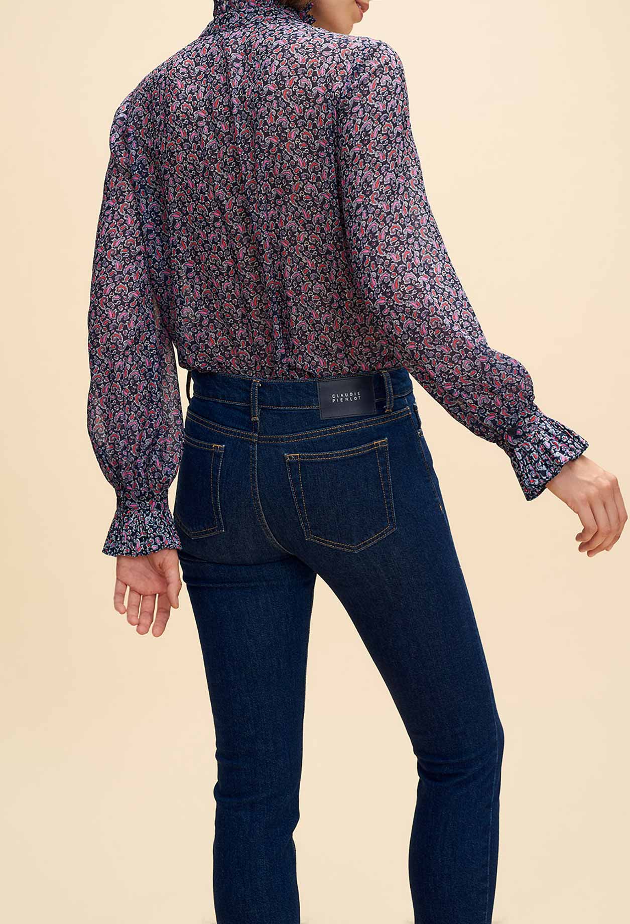 Chemise imprimée détails de volants Faume - seconde main