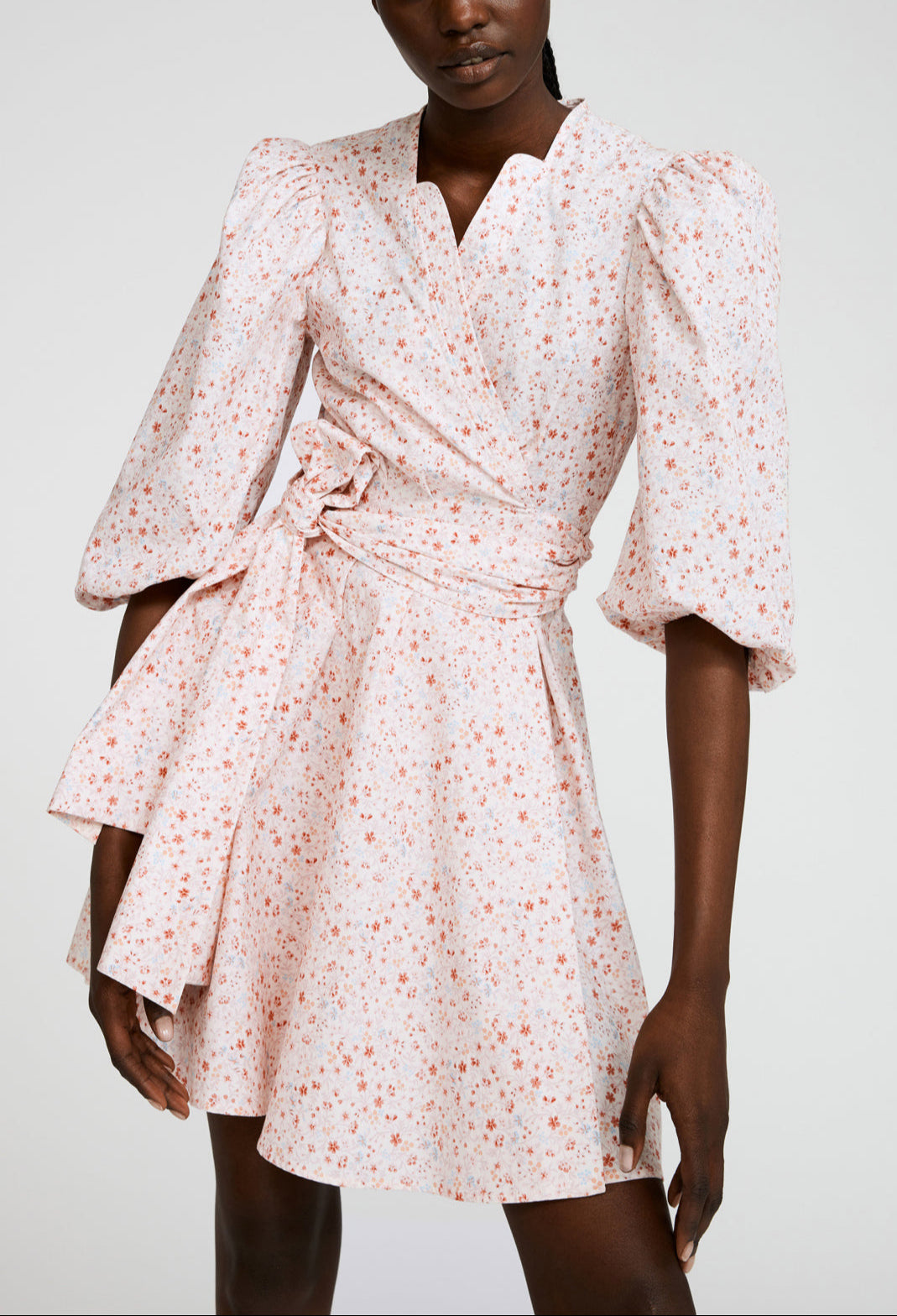 Robe courte cache cœur Faume - seconde main