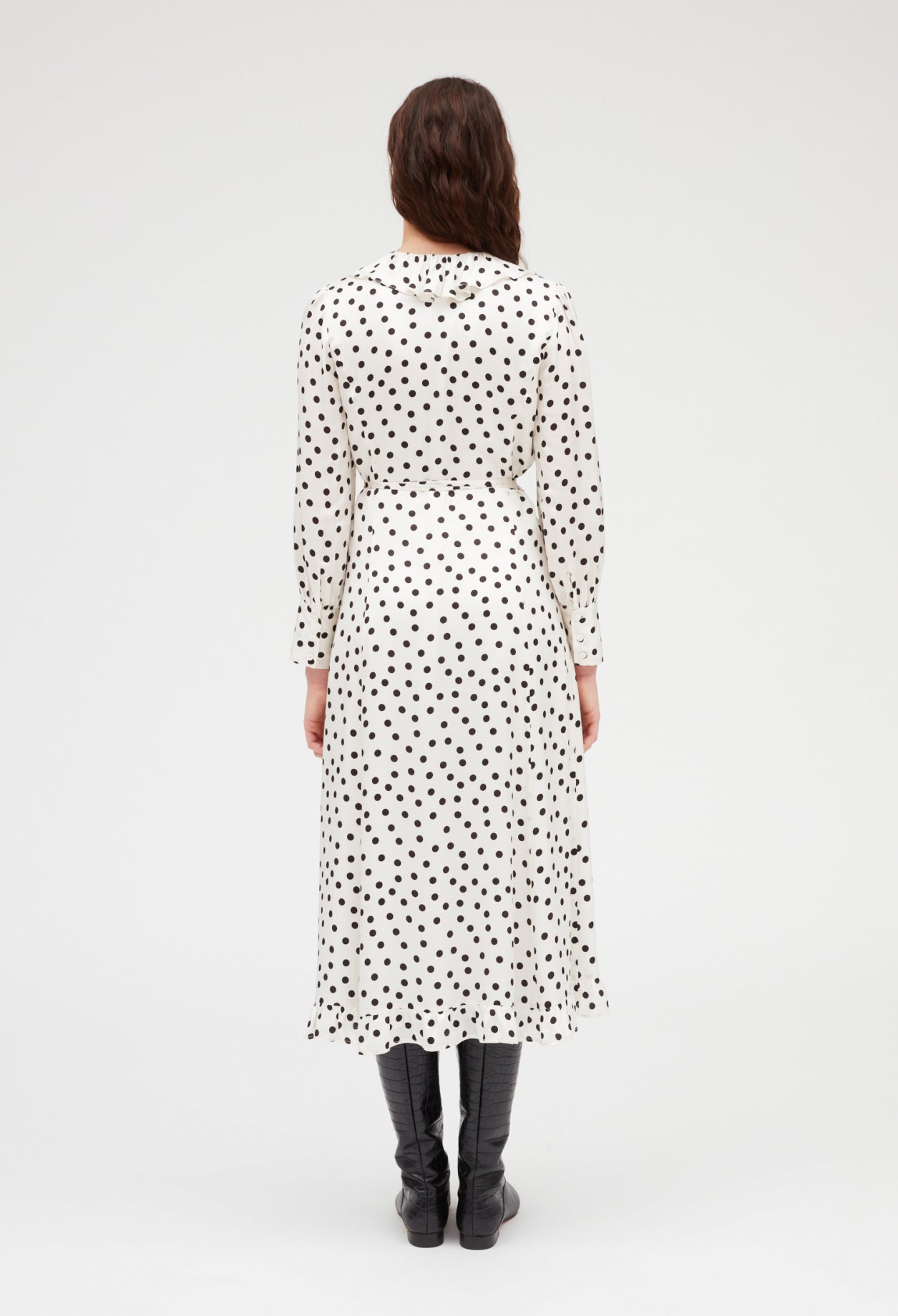 Robe midi pois Faume - seconde main