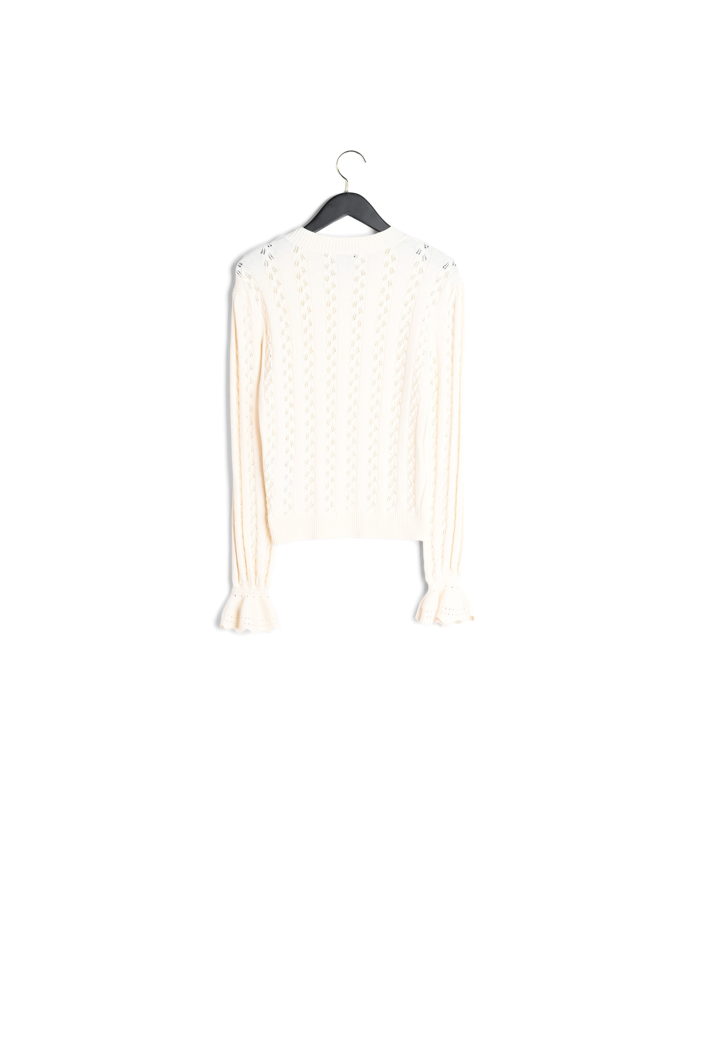 Cardigan maille écru Faume - seconde main