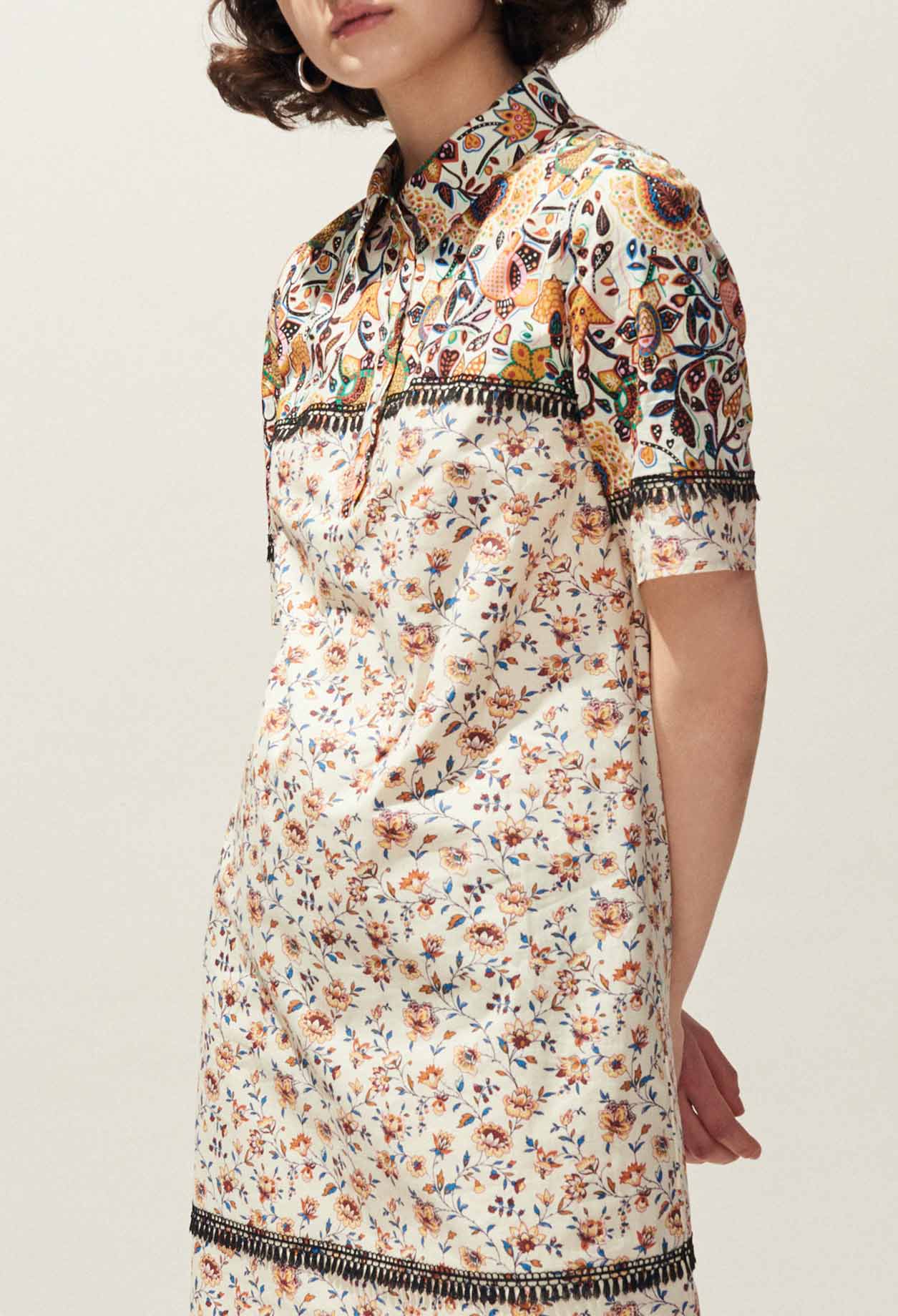 Robe manches courtes multi-imprimés Faume - seconde main