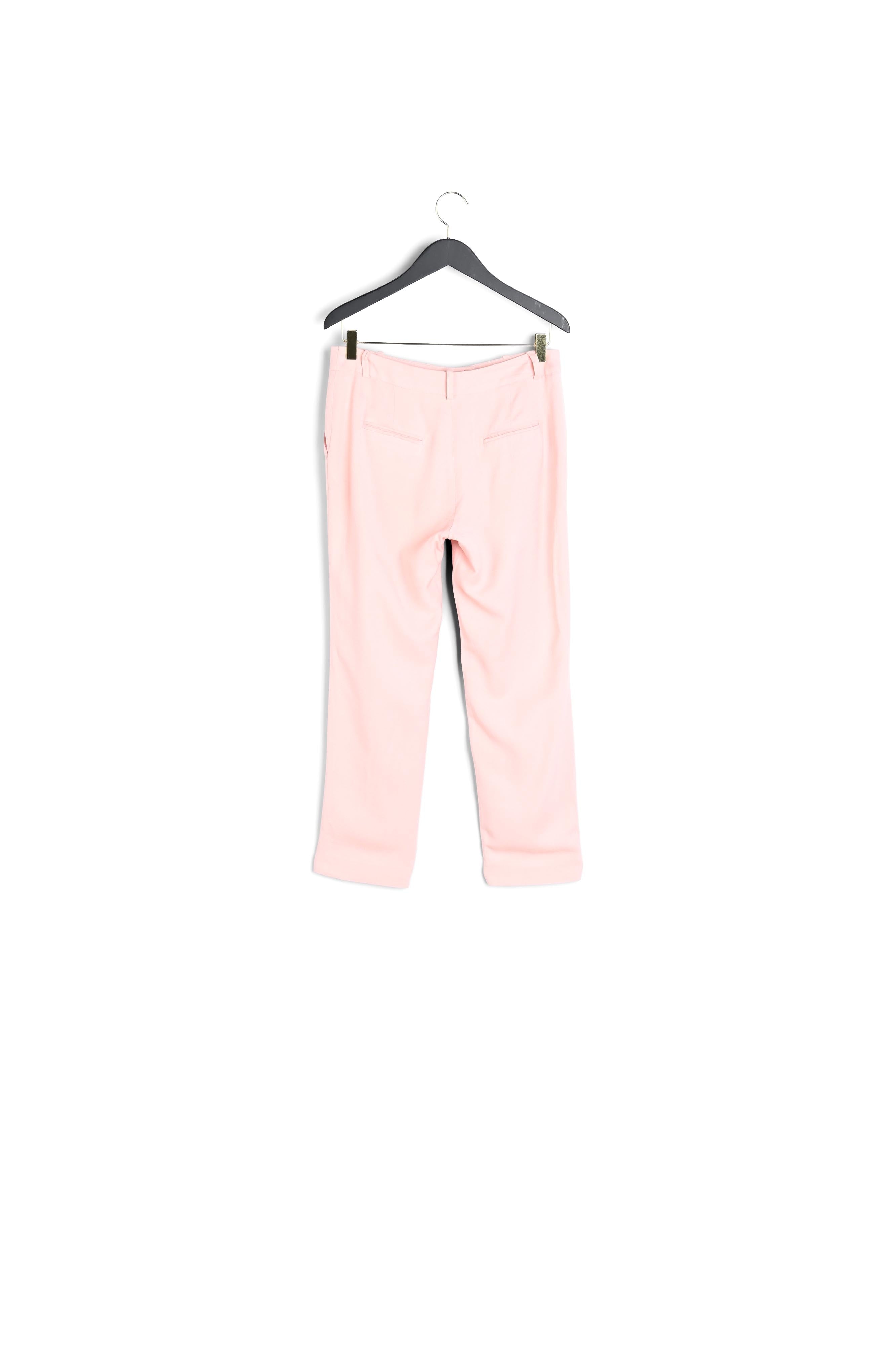 Pantalon droit rose poudré Faume - seconde main