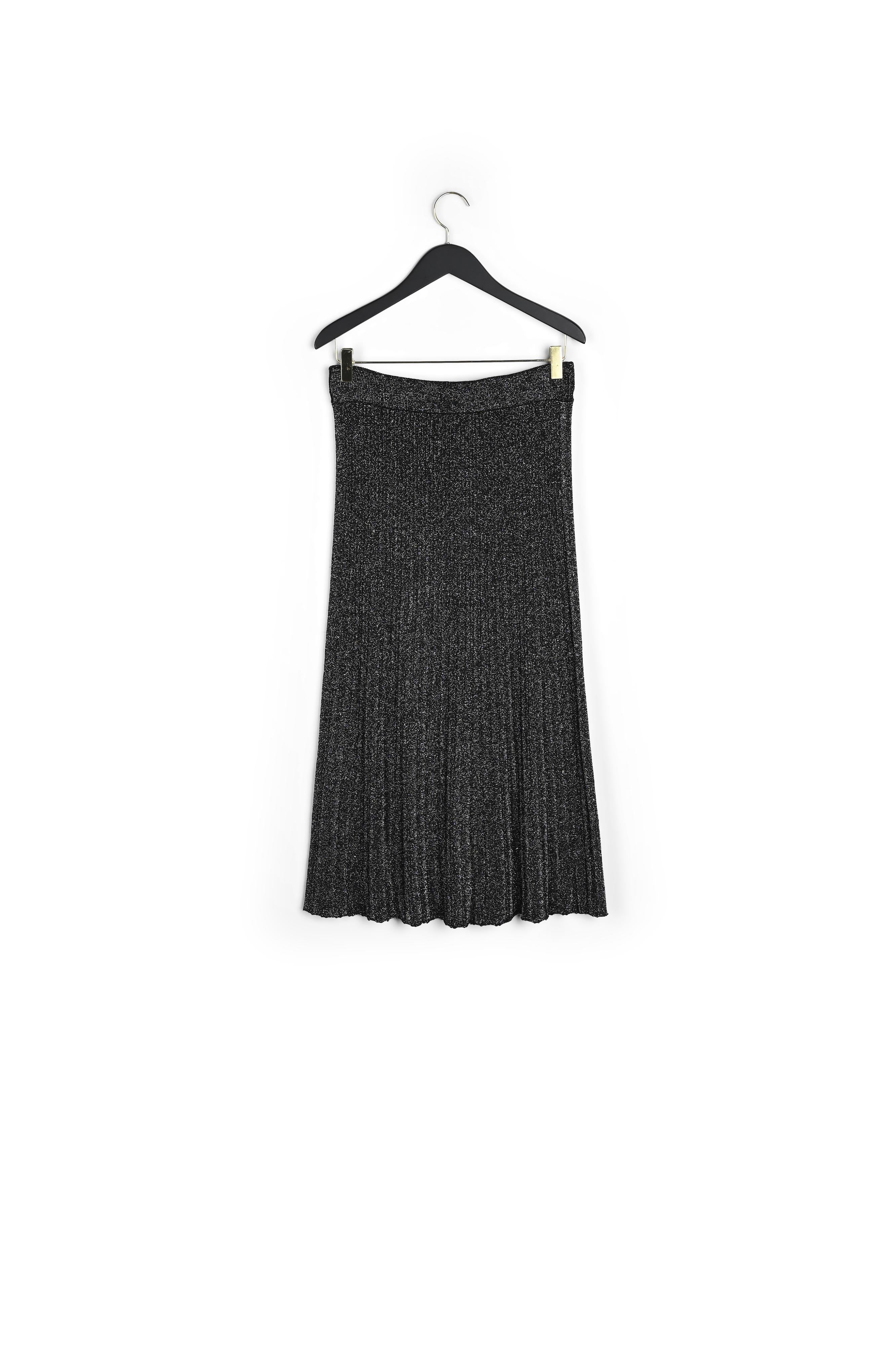 Jupe argent maille métallisée Faume - seconde main